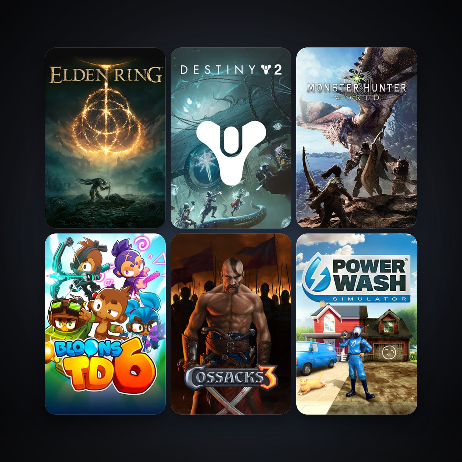 Cossacks 3 + Monster Hunter: World, 78 games, clean — HabibiAccounts