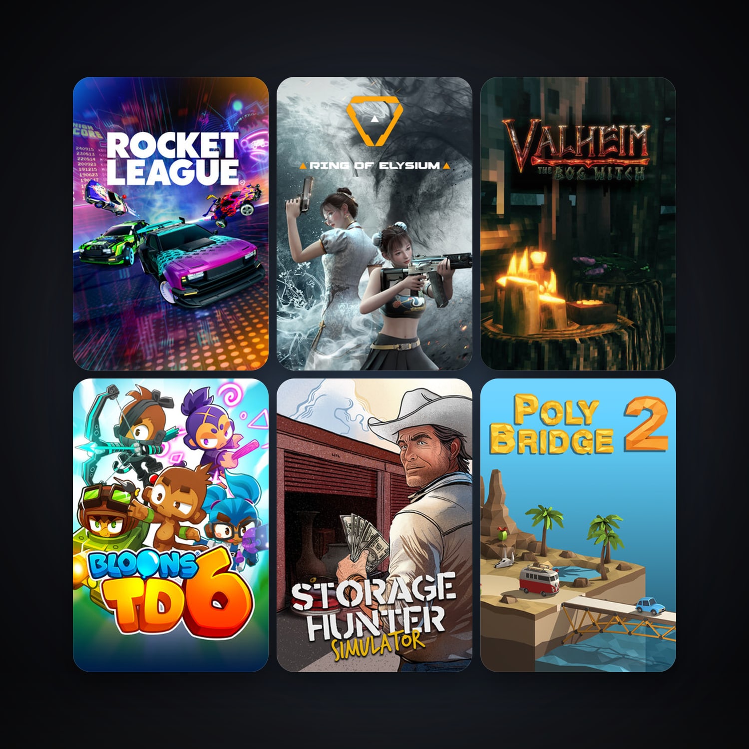 Rocket League + Ring of Elysium, 25 games, clean — HabibiAccounts