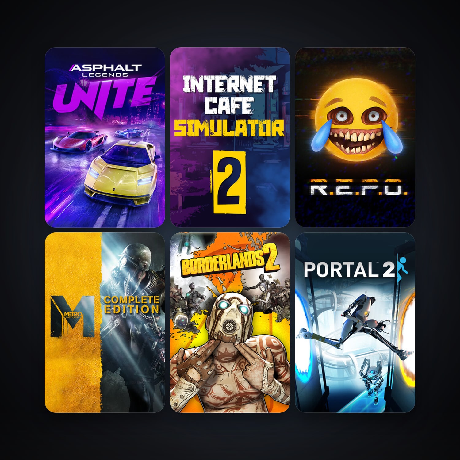 Portal + Left 4 Dead 2, 23 games, clean — HabibiAccounts
