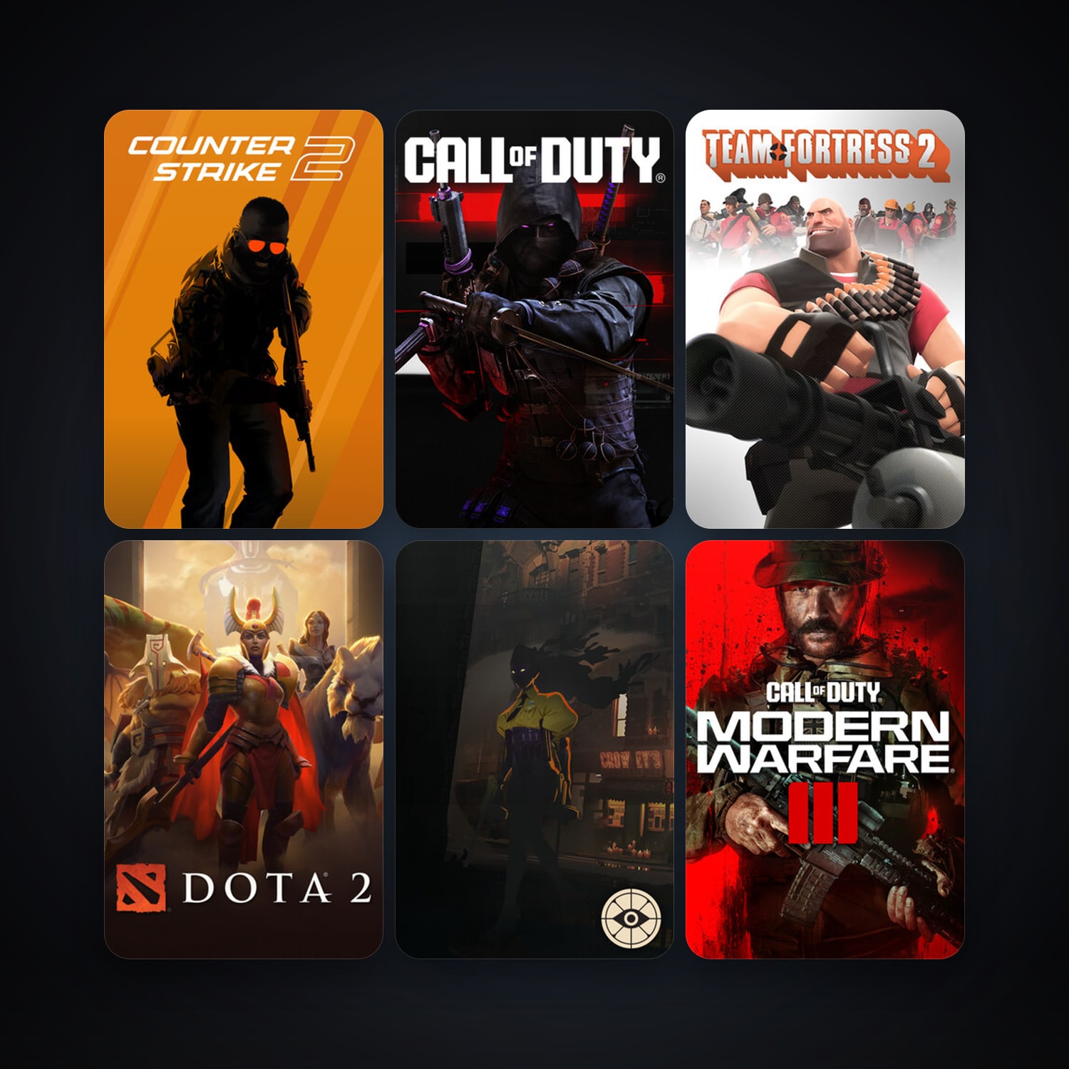 Counter-Strike: Source + Team Fortress 2, 87 games, Steam 27, clean — HabibiAccounts