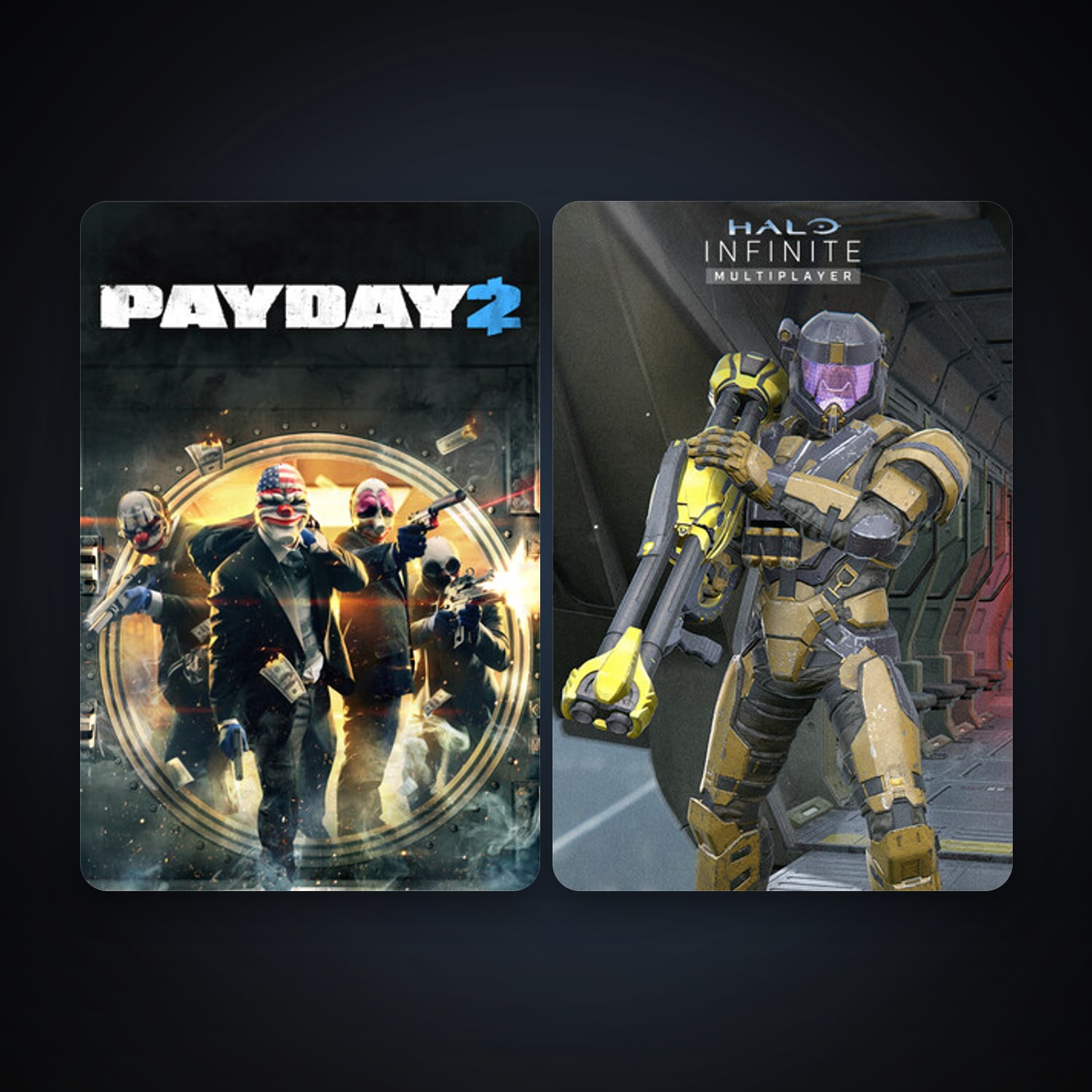 PAYDAY 2 + Halo Infinite, 6 games, clean — HabibiAccounts