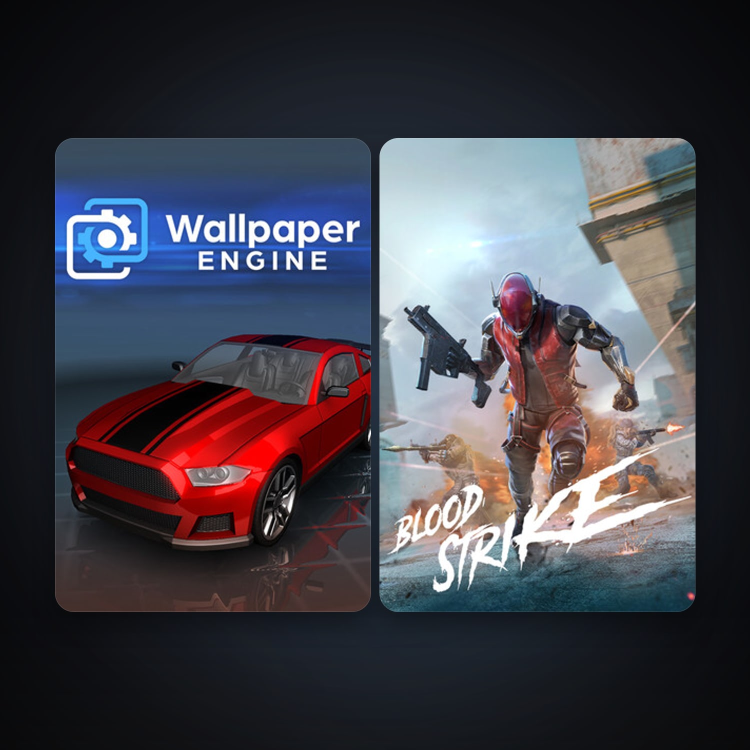 Wallpaper Engine + Blood Strike, 3 games, clean — HabibiAccounts