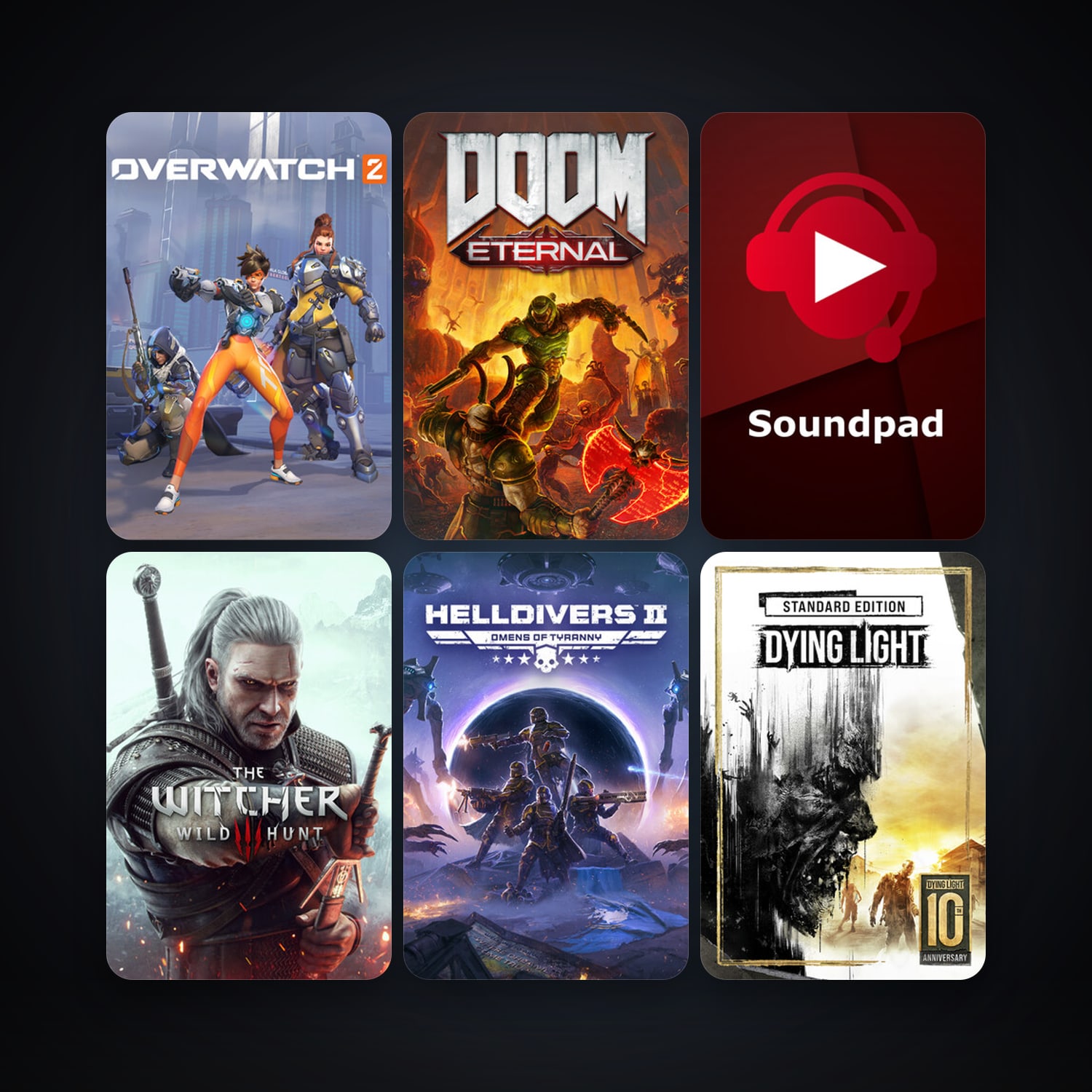 Resident Evil 6 + Dying Light, 36 games, clean — HabibiAccounts