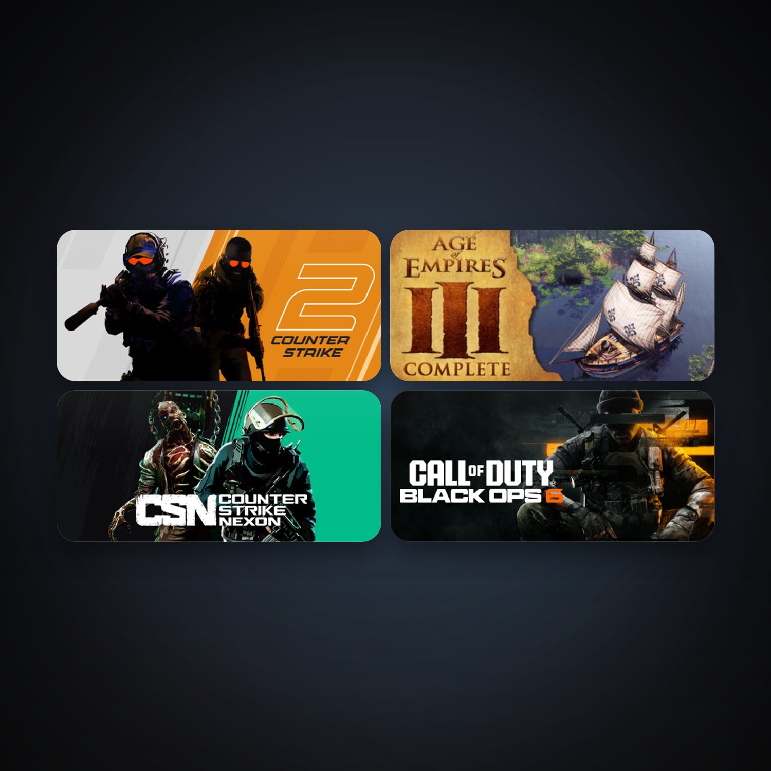 CS2 Prime + Age of Empires III, 7 games, clean — HabibiAccounts