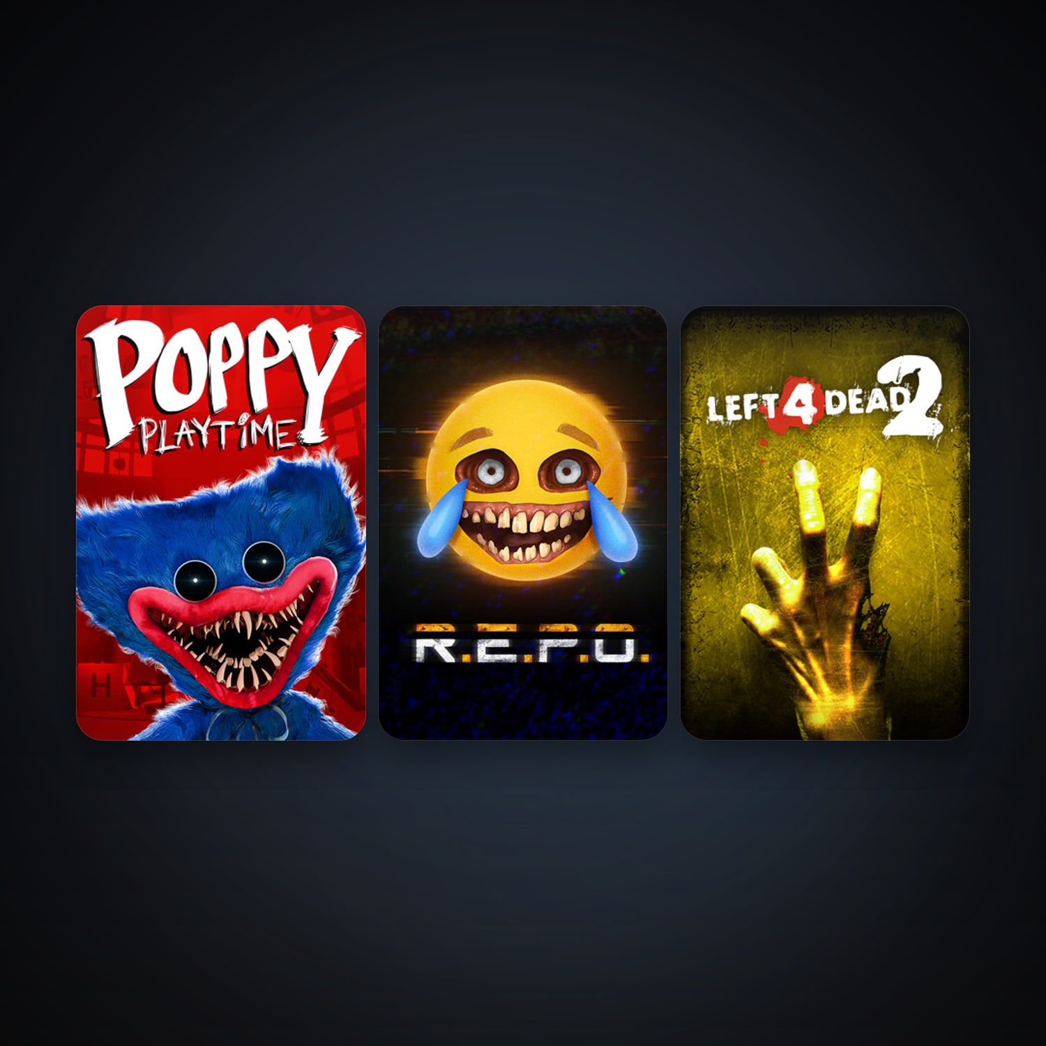 Left 4 Dead 2 + Poppy Playtime, 6 games, clean — HabibiAccounts