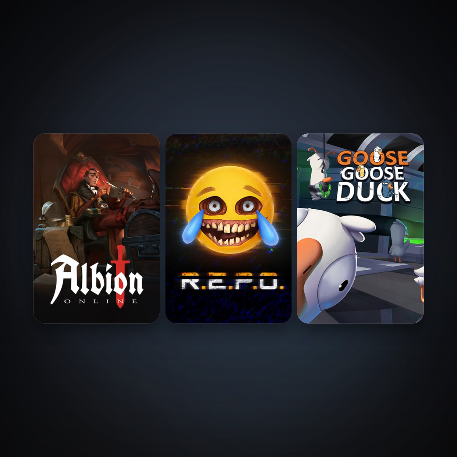 Albion Online + Goose Goose Duck, 4 games, clean — HabibiAccounts
