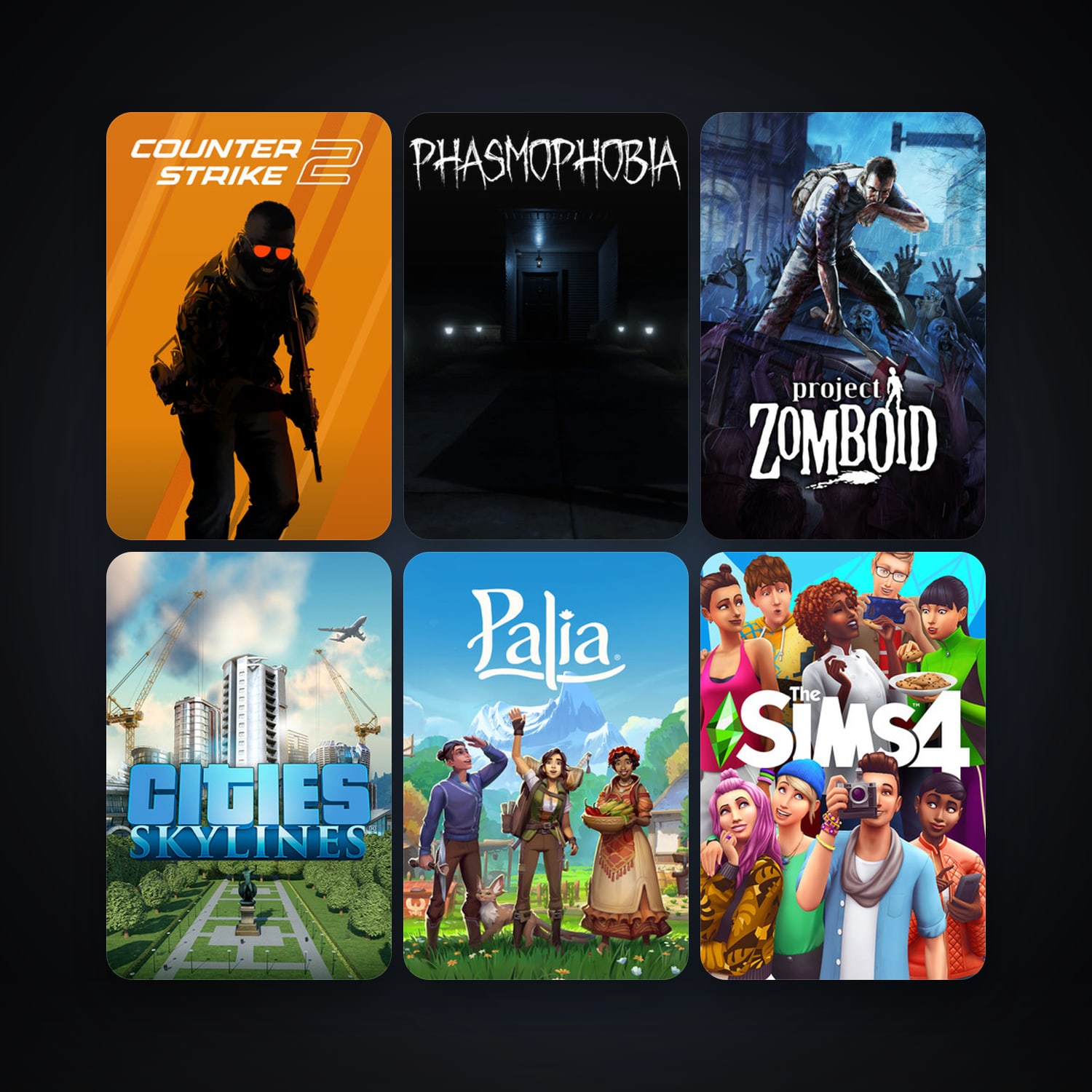 CS2 Prime + Project Zomboid, 33 games, clean — HabibiAccounts