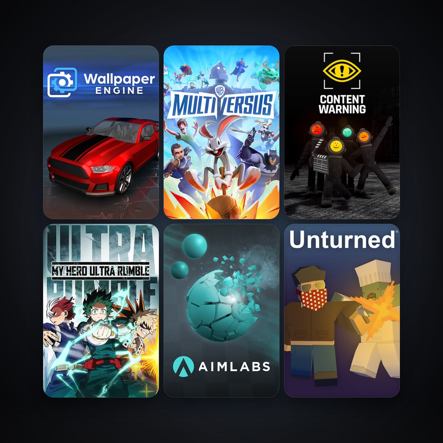 Unturned + Wallpaper Engine, 13 games, clean — HabibiAccounts