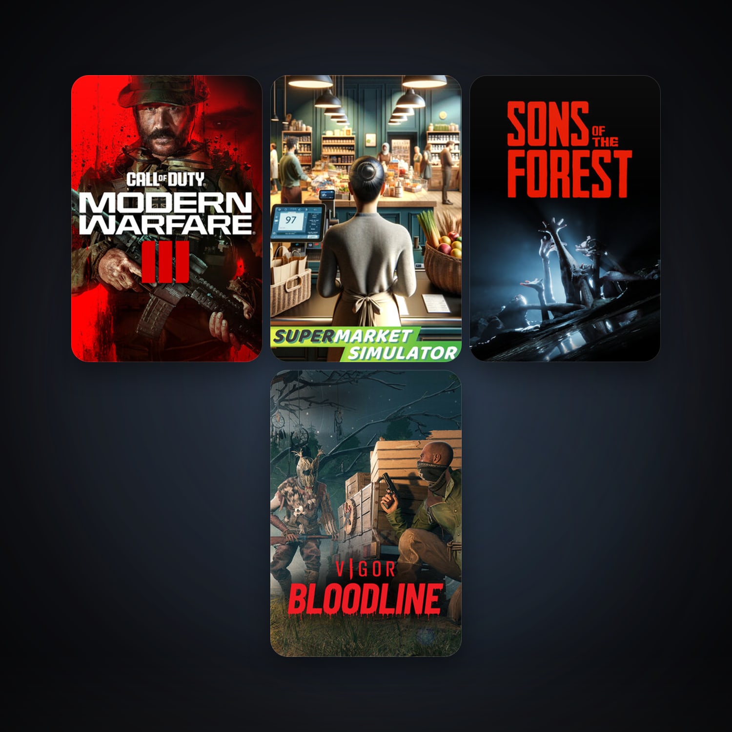 Sons Of The Forest + Call of Duty: Modern Warfare 3 (III), 10 games, clean — HabibiAccounts