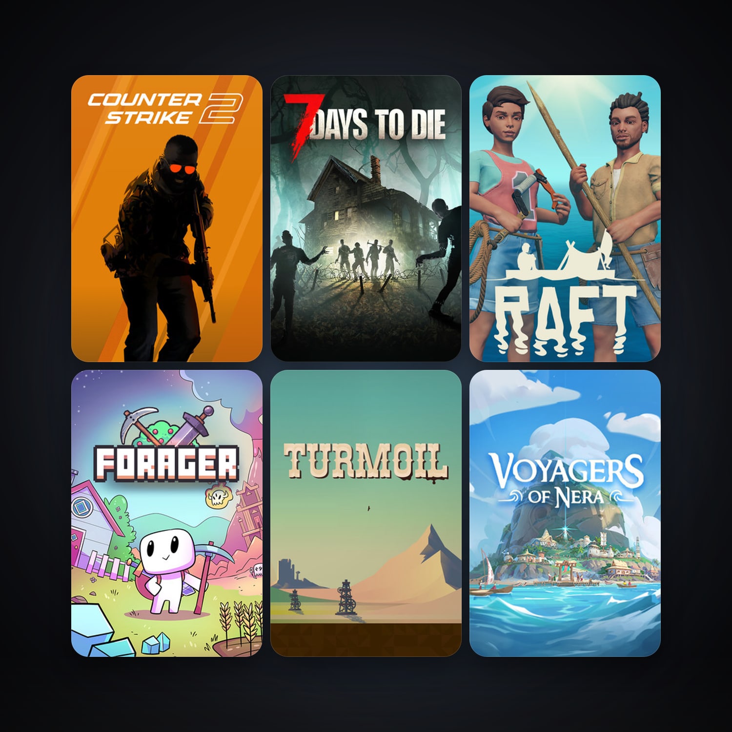 CS2 Prime + 7 Days to Die, 7 games, clean — HabibiAccounts