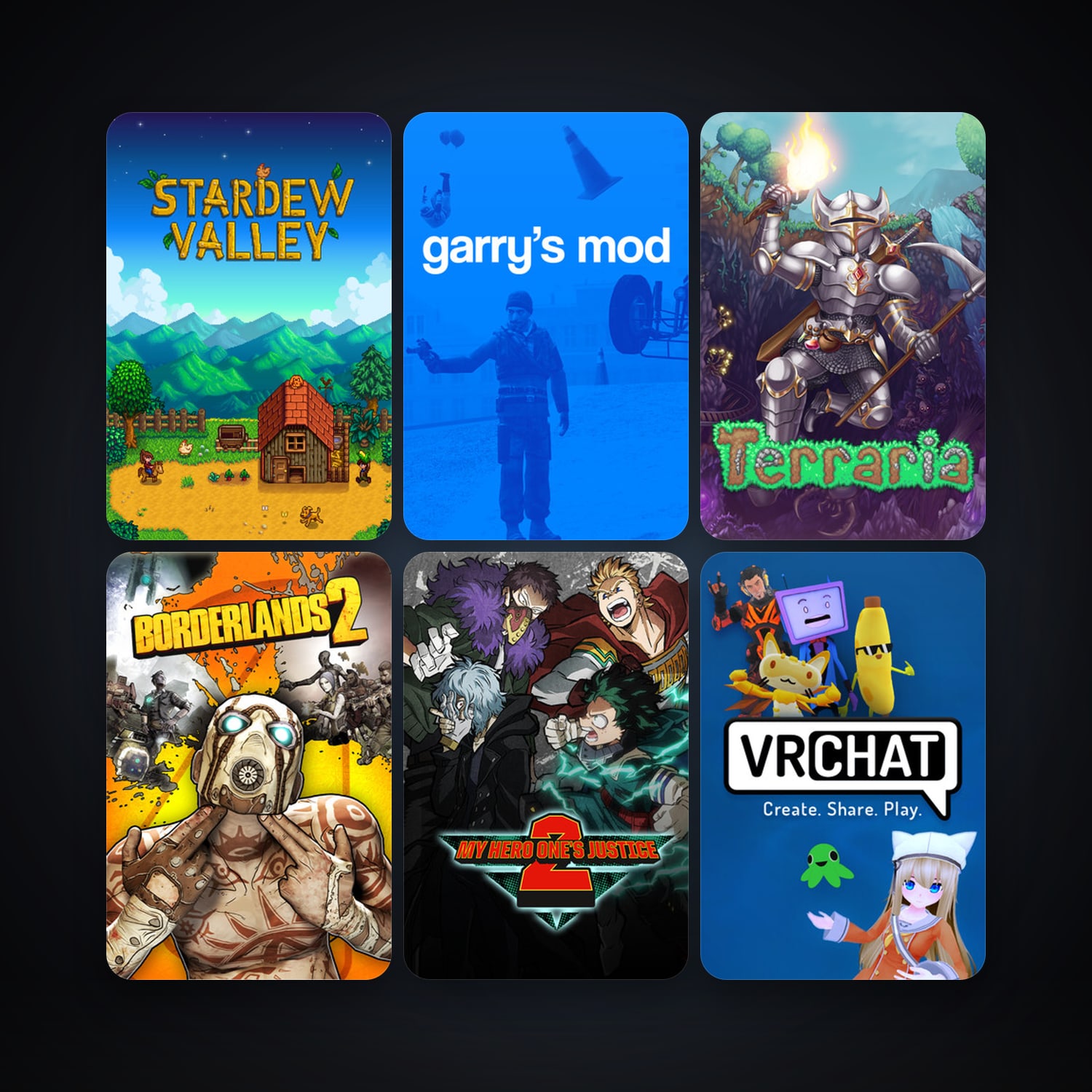 Garry's Mod + Borderlands 2, 29 games, clean — HabibiAccounts