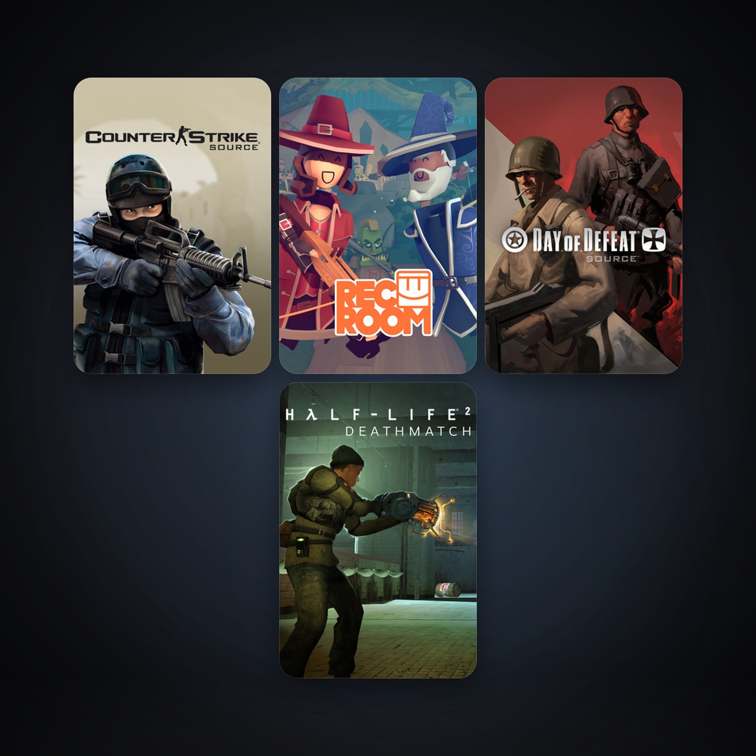 Counter-Strike: Source + Day of Defeat: Source, 6 games, clean — HabibiAccounts
