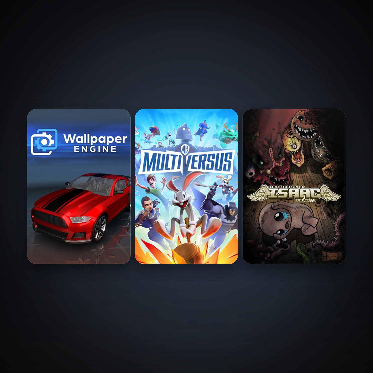 The Binding of Isaac: Rebirth + Wallpaper Engine, 5 games, clean — HabibiAccounts