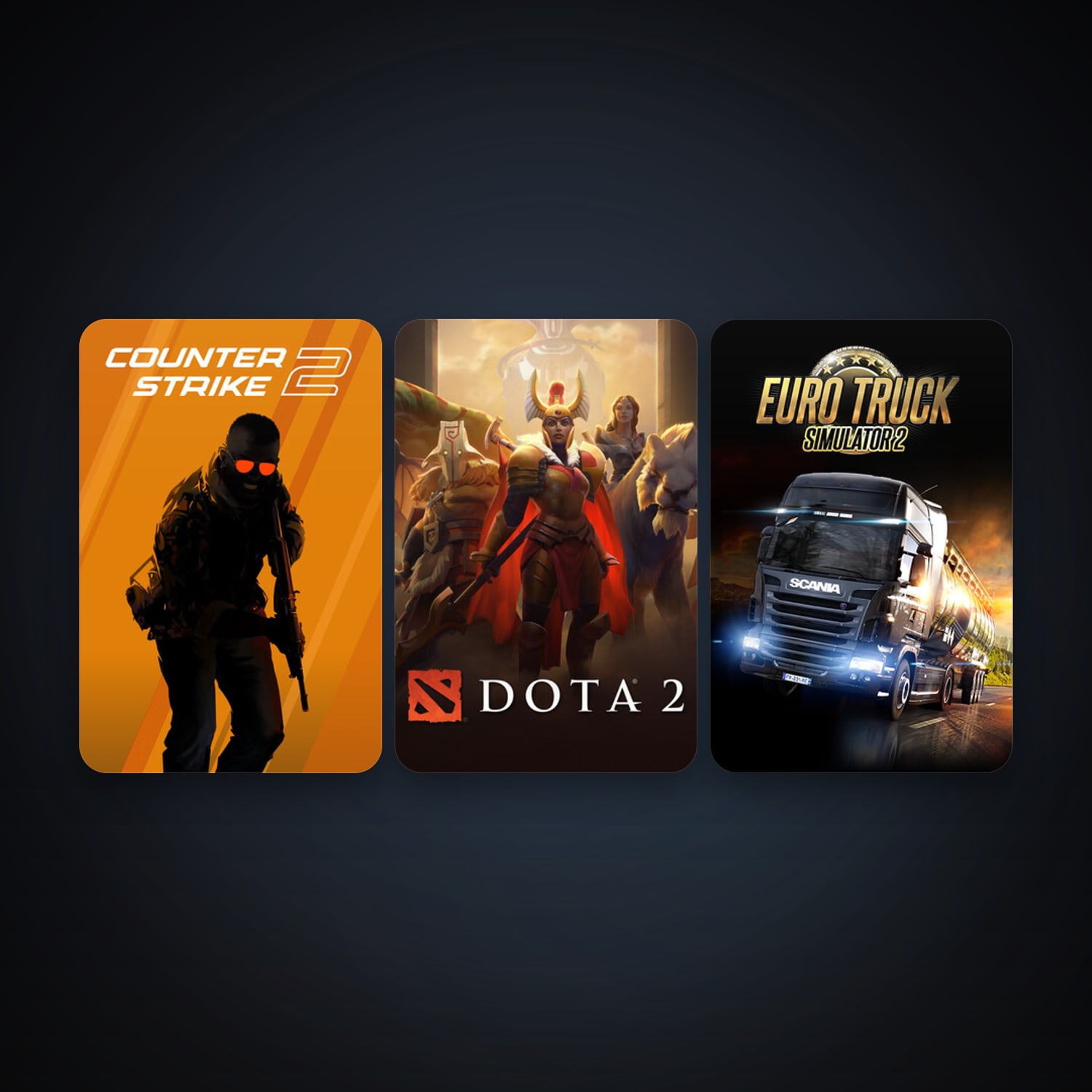 Dota 2 + CS2 Prime, 6 games, clean — HabibiAccounts