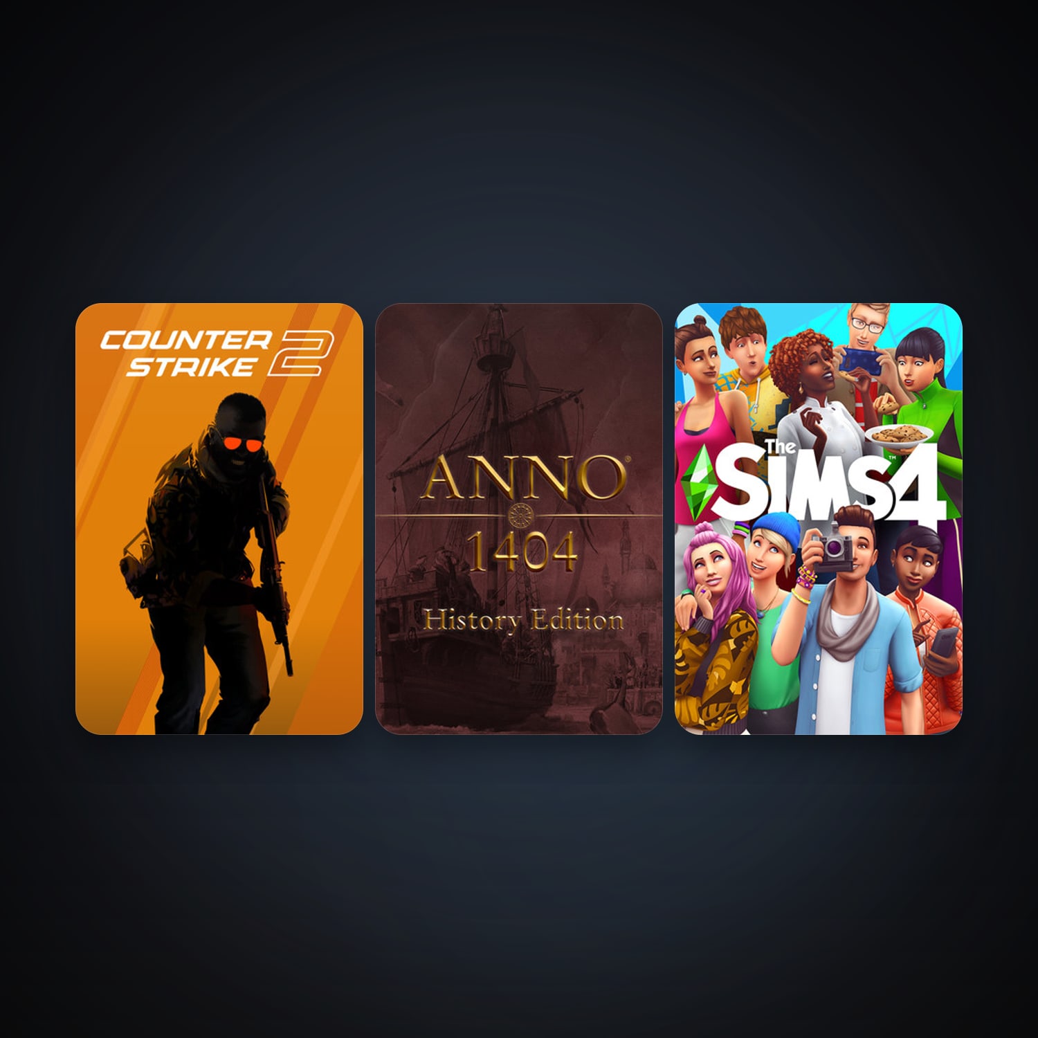 CS2 Prime + The Sims 4, 7 games, clean — HabibiAccounts
