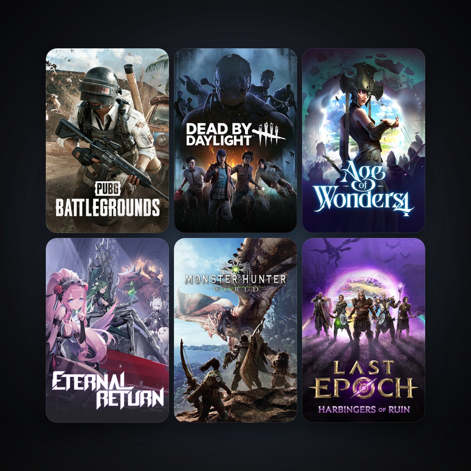 Dead by Daylight + PUBG: BATTLEGROUNDS, 11 games, clean — HabibiAccounts