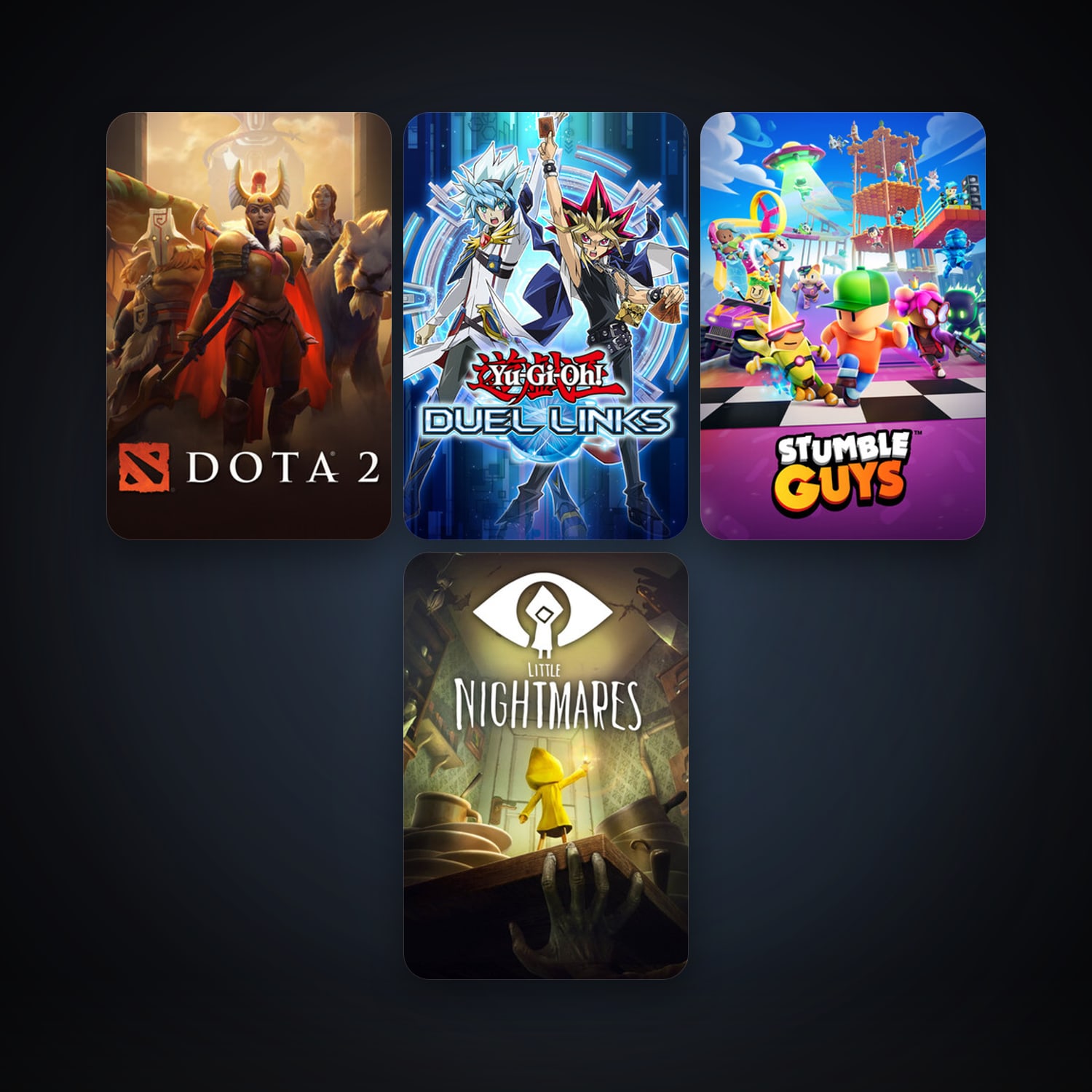 Dota 2 + Little Nightmares, 7 games, clean — HabibiAccounts