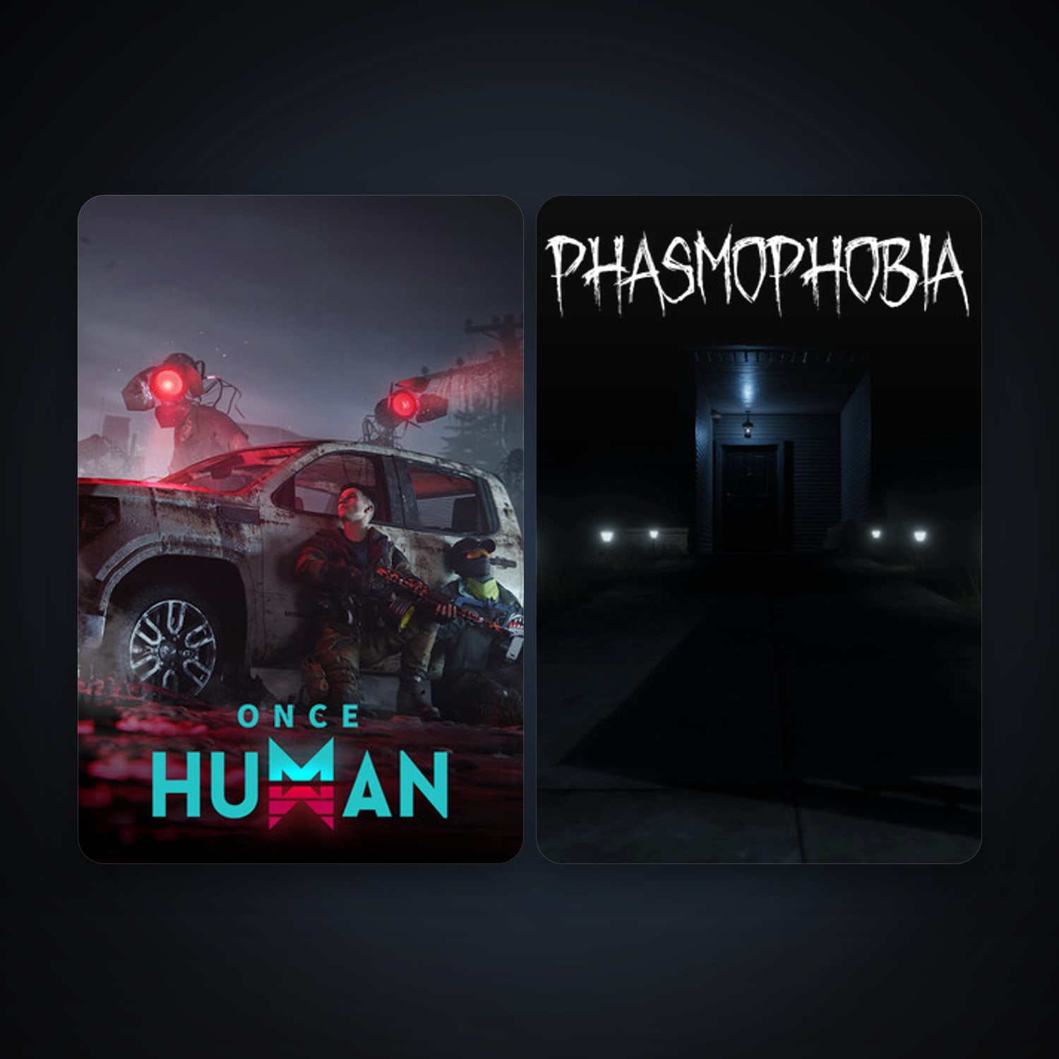 Phasmophobia + Once Human, 6 games, clean — HabibiAccounts