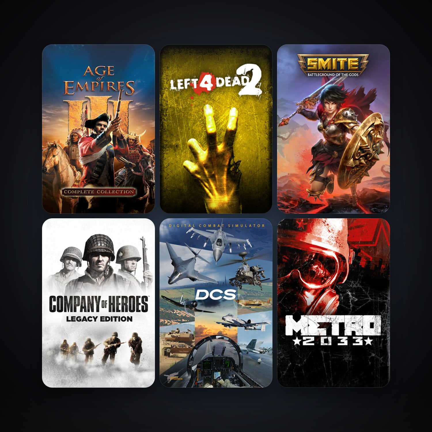 Left 4 Dead 2 + Company of Heroes, 23 games, clean — HabibiAccounts