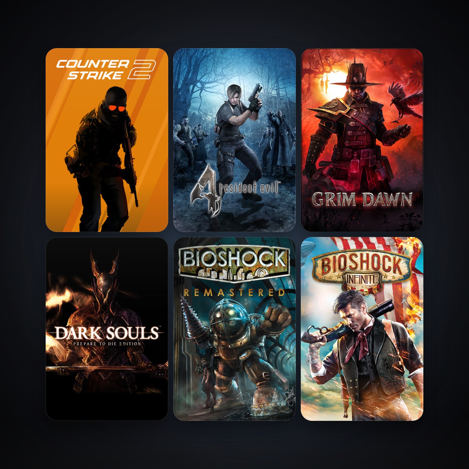 CS2 Prime + BioShock Infinite, 45 games, Steam 11, clean — HabibiAccounts