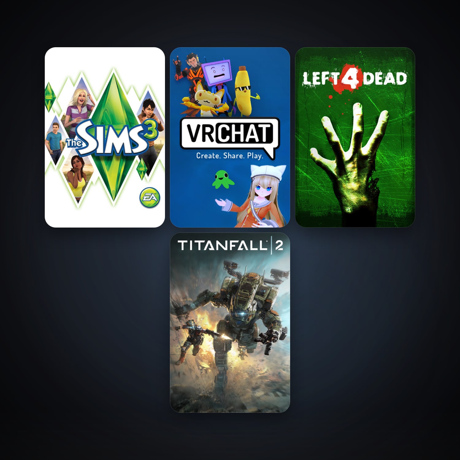 Left 4 Dead + The Sims 3, 4 games, clean — HabibiAccounts