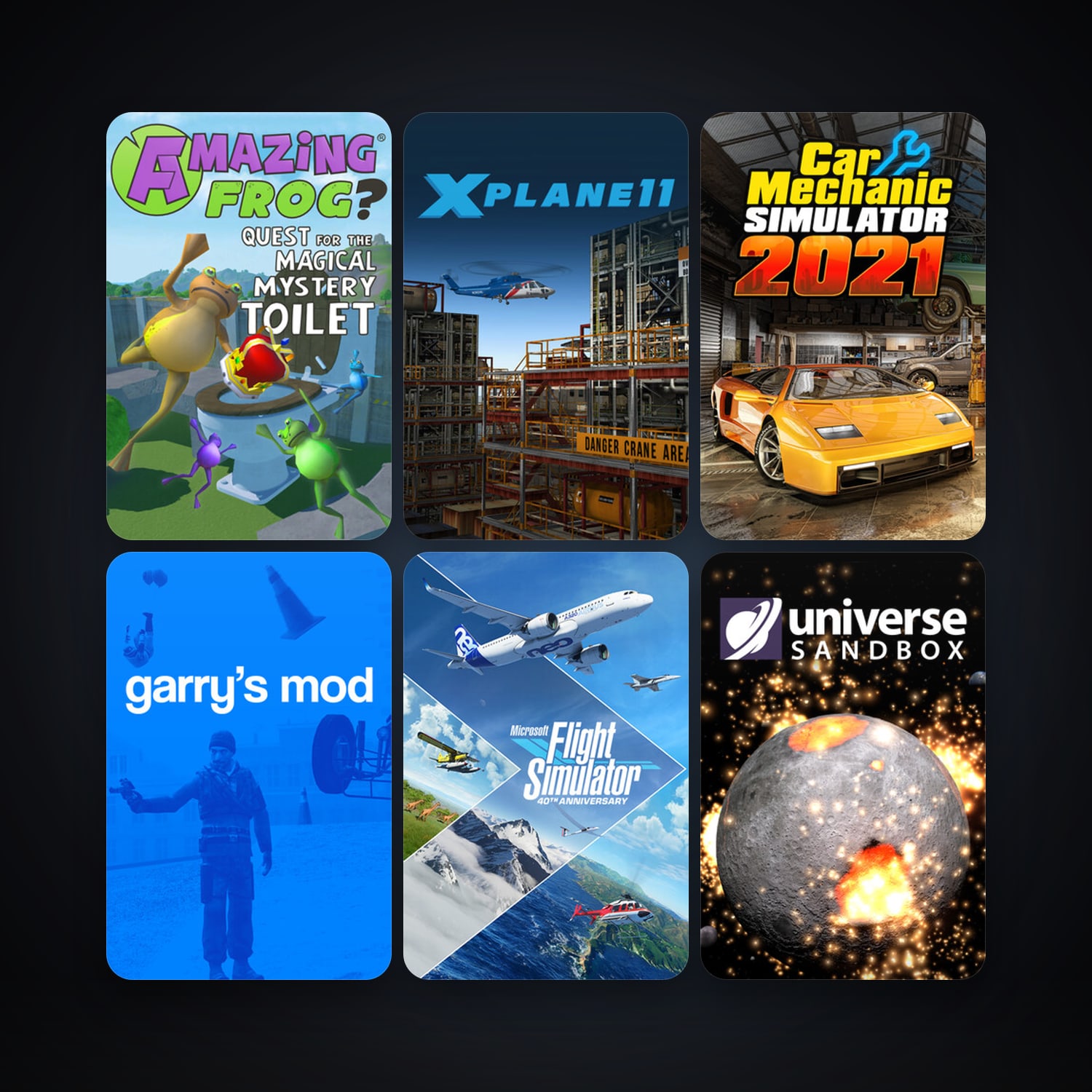 Garry's Mod + DCS World Steam Edition, 19 games, clean — HabibiAccounts