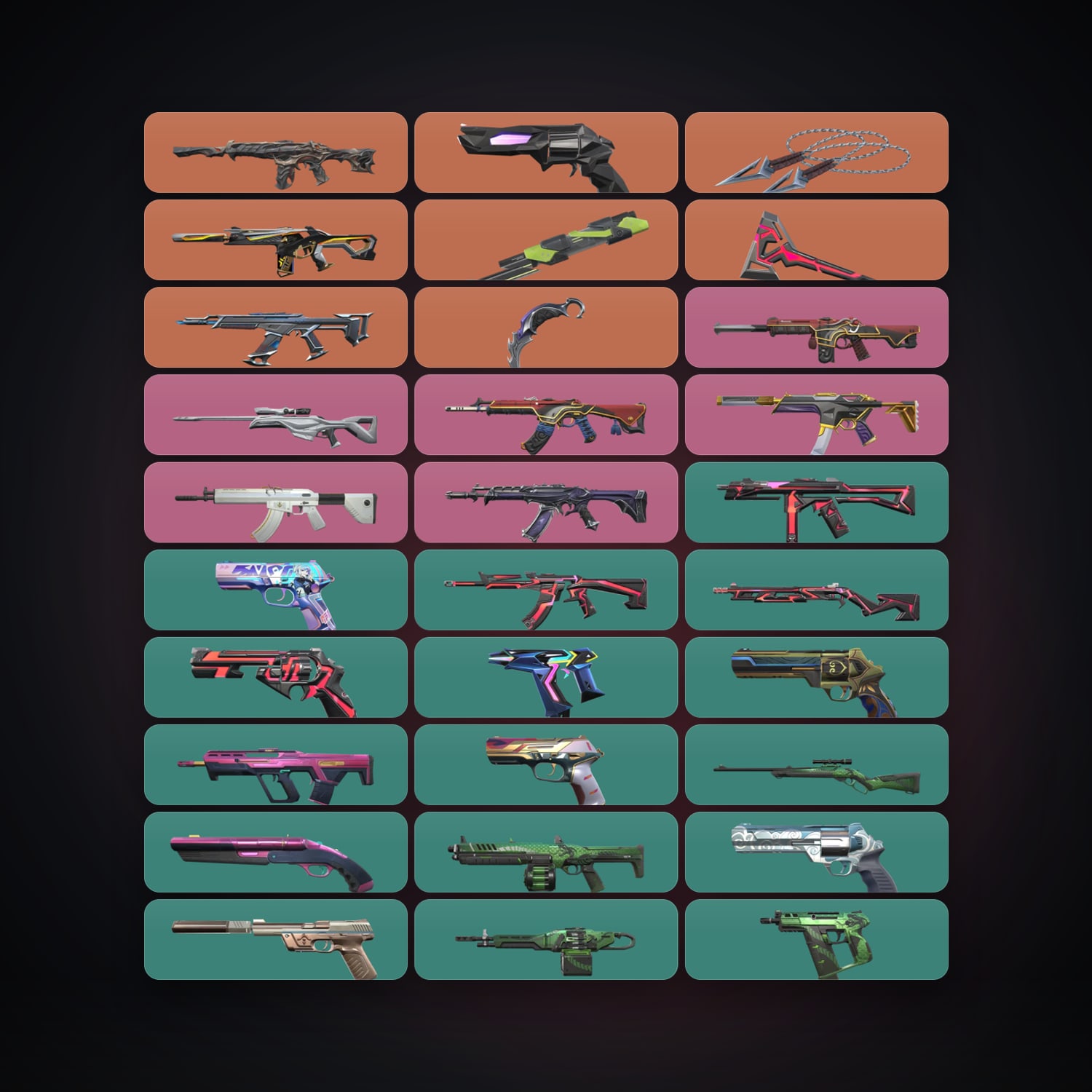 NA Gold 1 locker — 4 knives, 32 skins, lvl 173 — HabibiAccounts