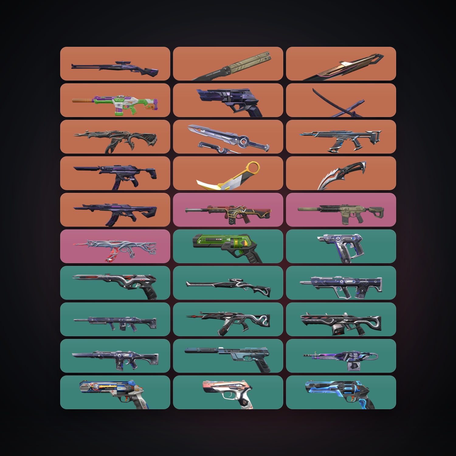 AP Gold 2 locker — 6 knives, 42 skins, lvl 131 — HabibiAccounts