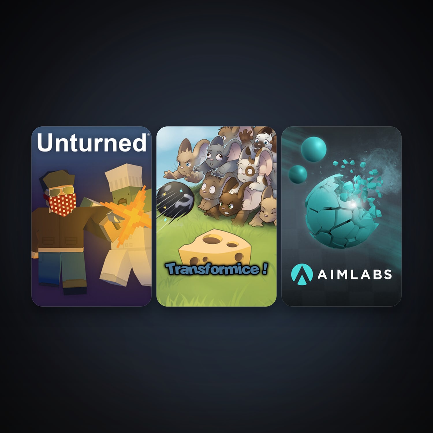 Unturned + Transformice, 7 games, clean — HabibiAccounts