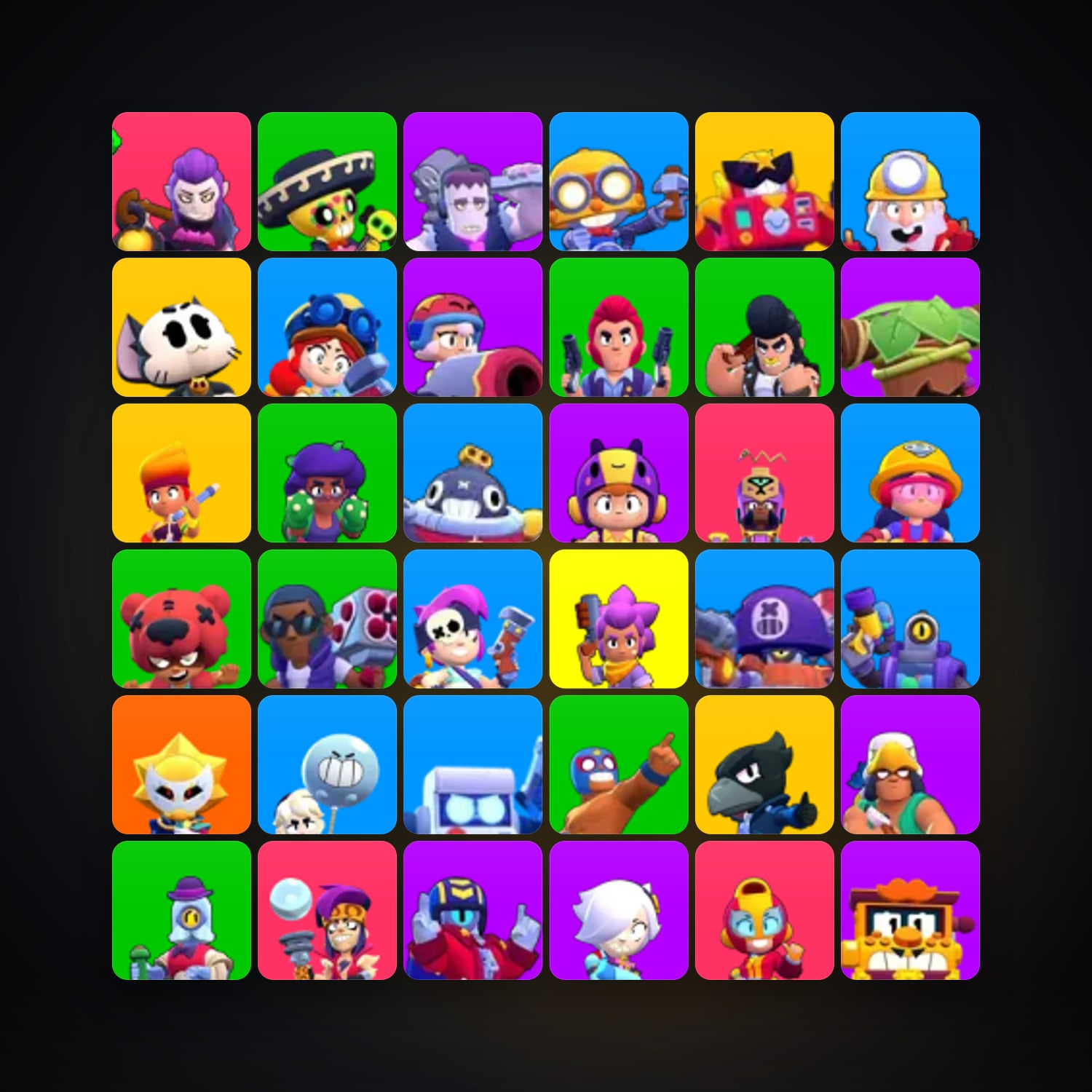 44 Brawlers | 10.2K Trophies — Supercell Account — HabibiAccounts
