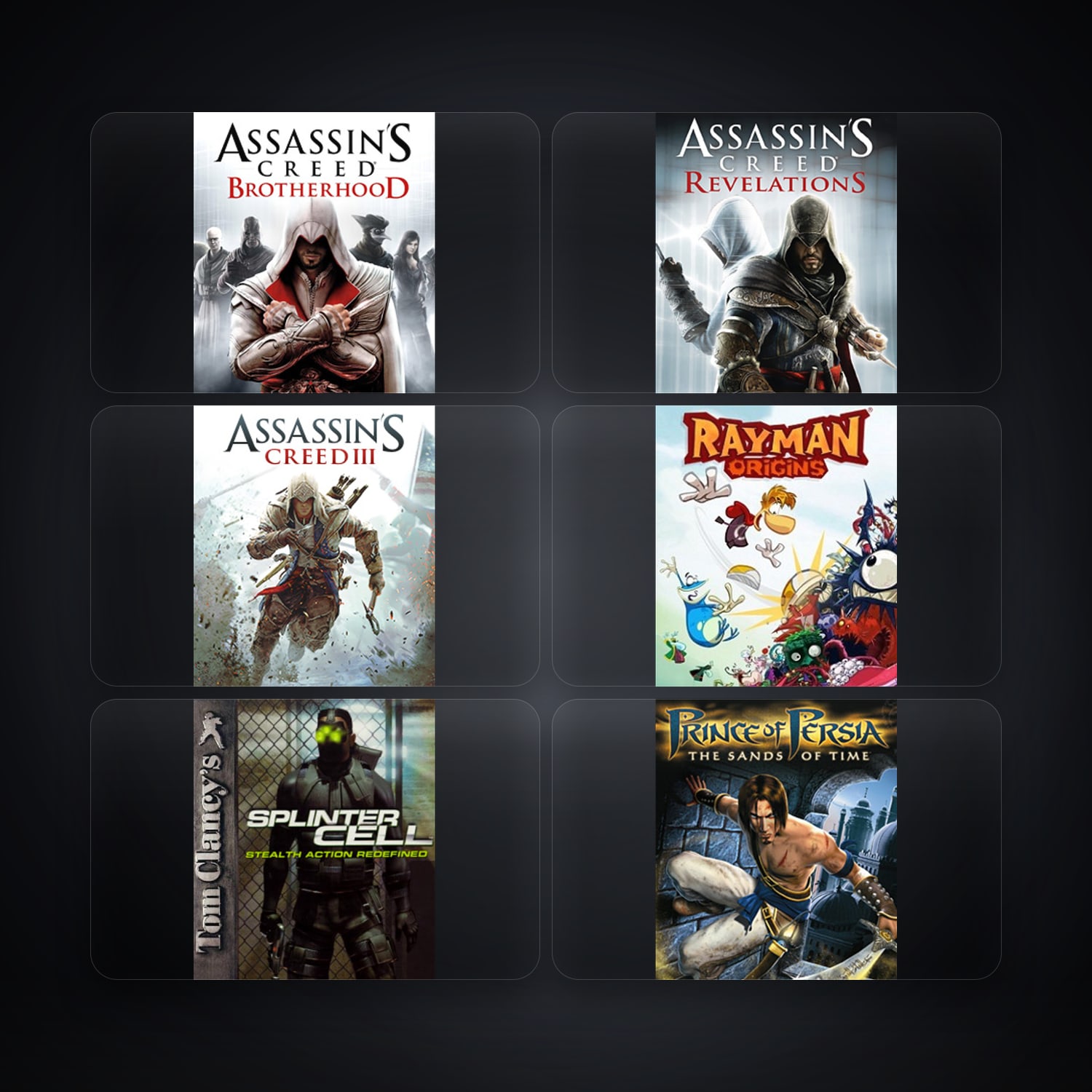 Ubisoft Assassin's Creed Brotherhood + Assassin's Creed Revelations — US — 13 games — HabibiAccounts