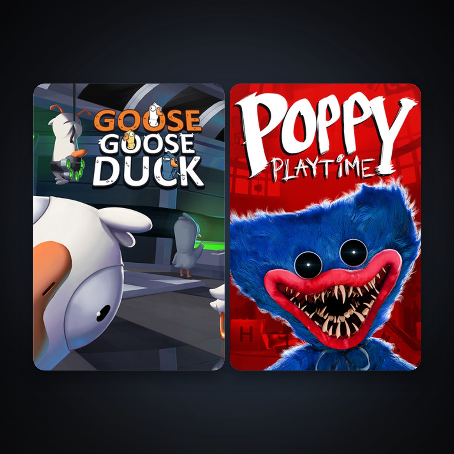 Goose Goose Duck + Poppy Playtime, 3 games, clean — HabibiAccounts