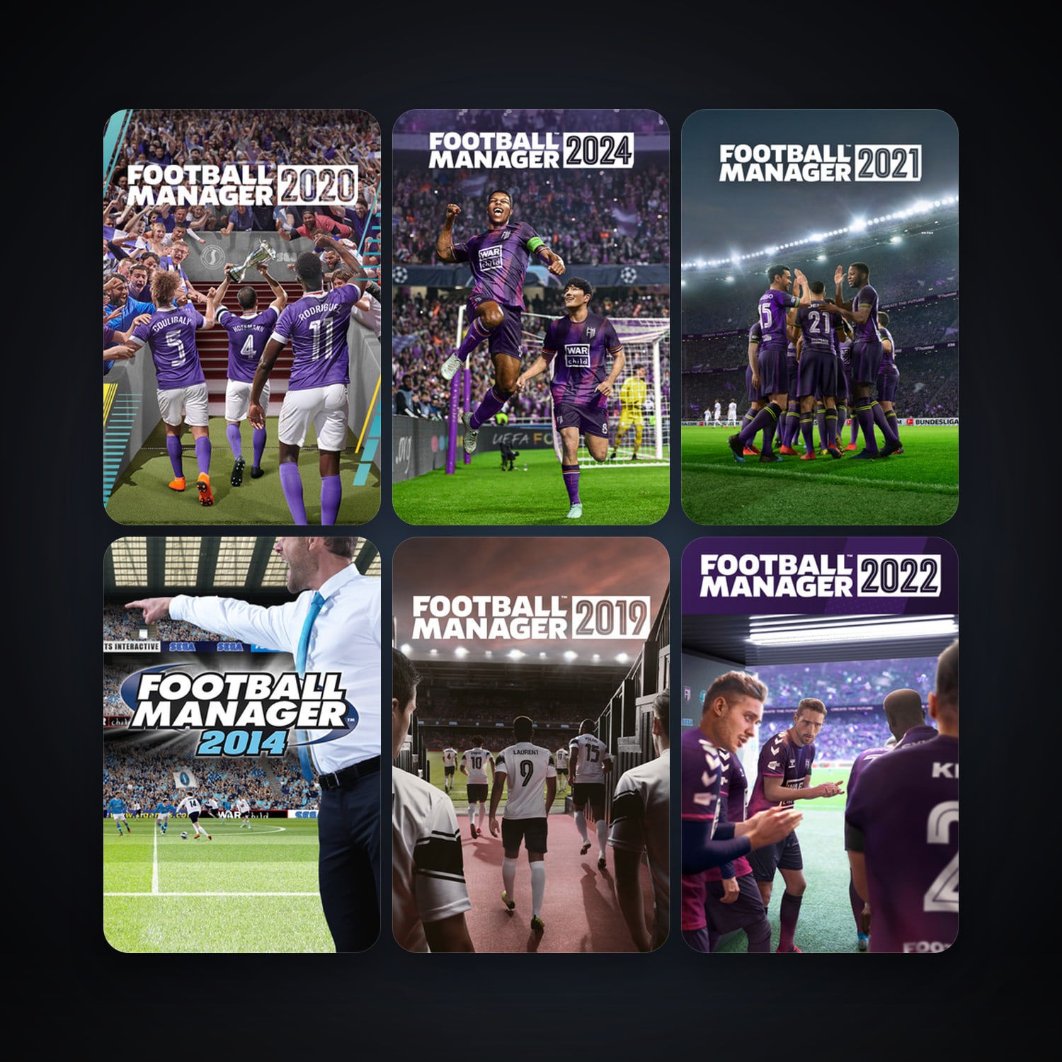 Football Manager 2014 + Football Manager 2015, 19 games, clean — HabibiAccounts