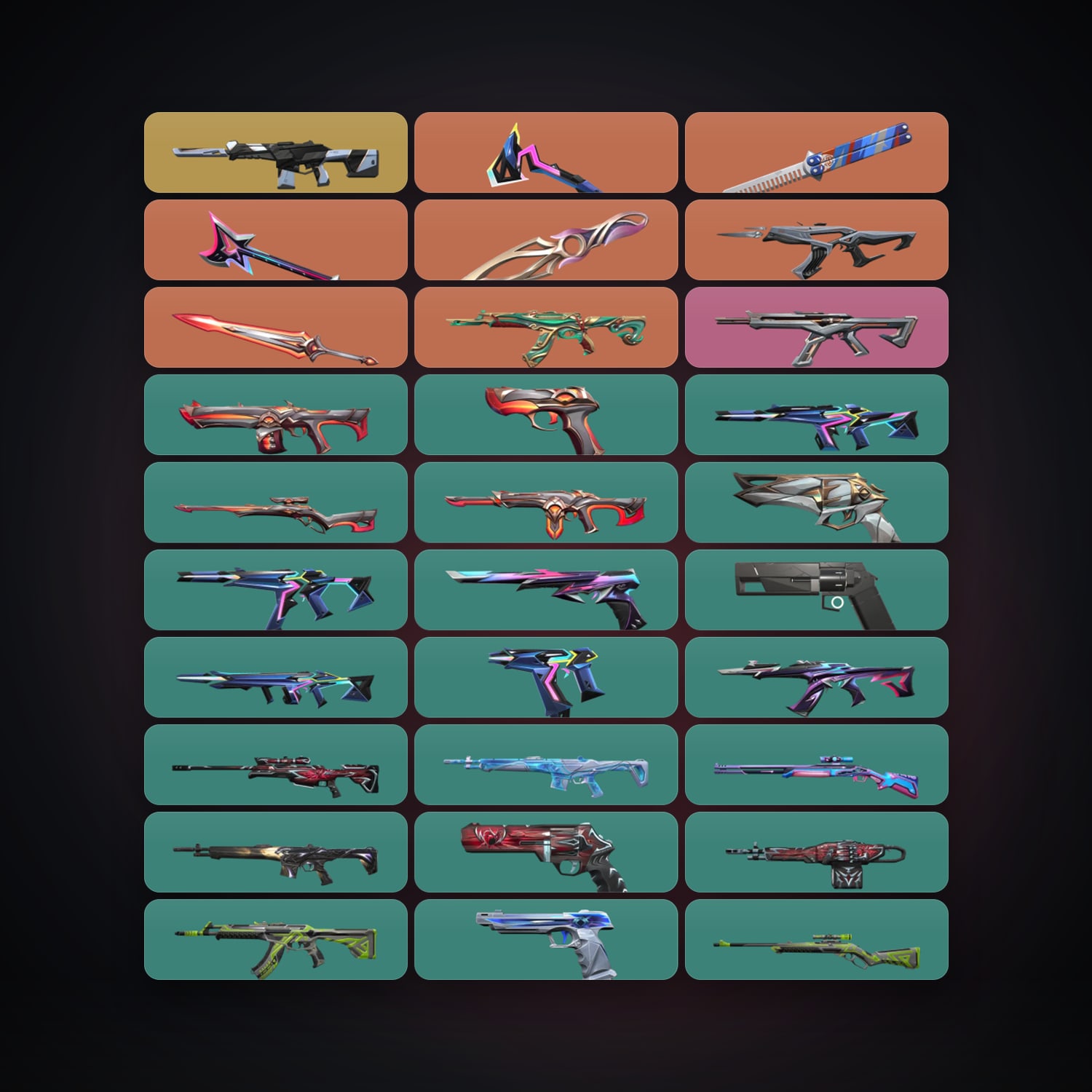 EU Silver 3 locker — 5 knives, 46 skins, lvl 101 — HabibiAccounts