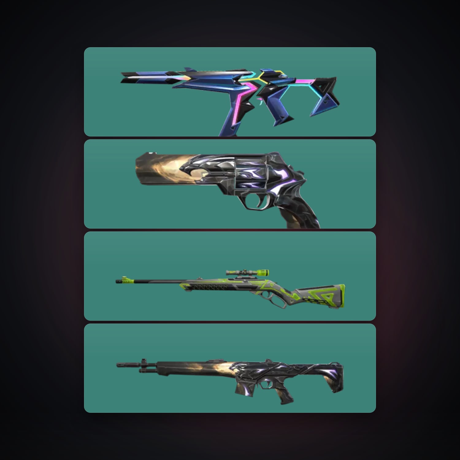 EU locker — 4 skins, lvl 16 — HabibiAccounts