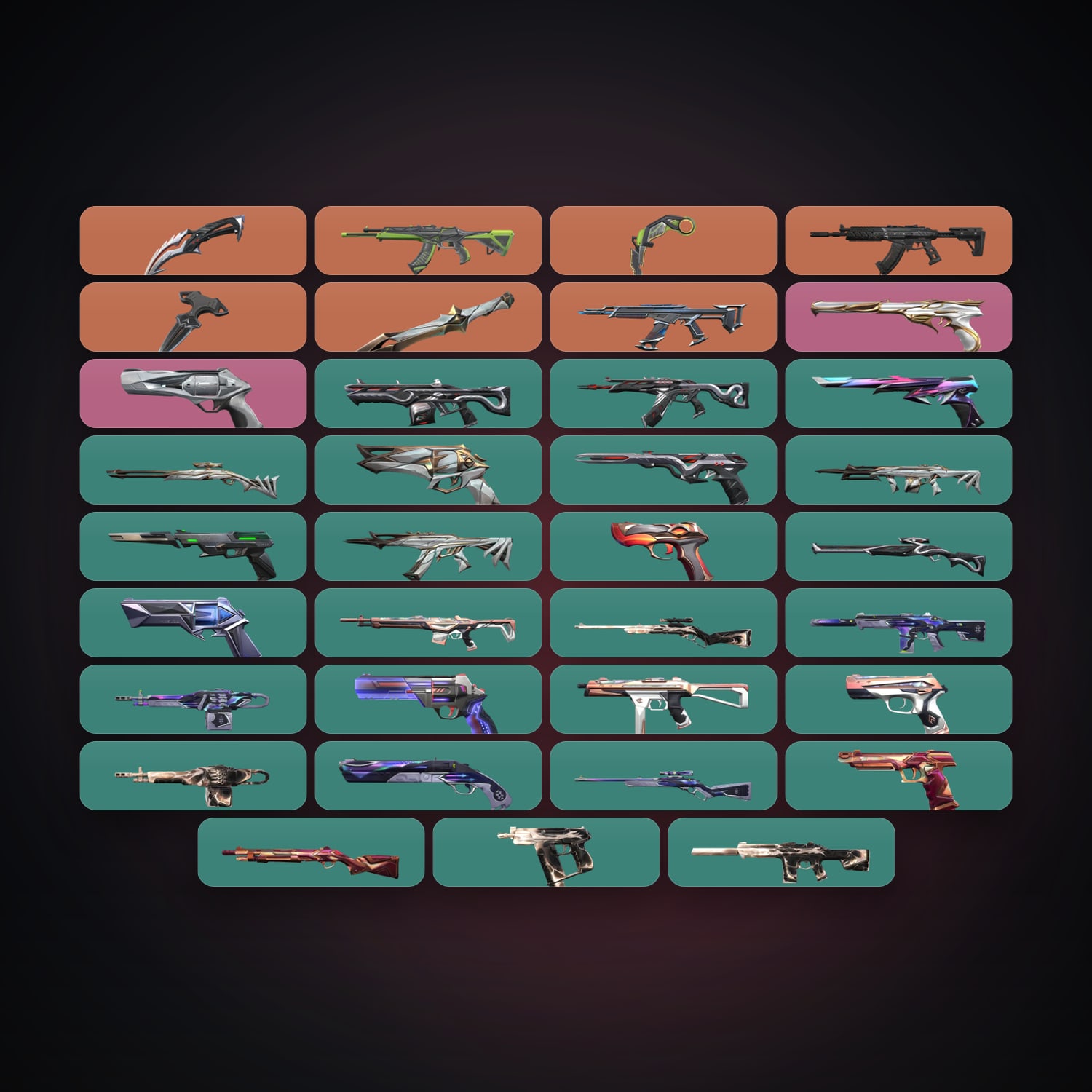 EU Gold 1 locker — 4 knives, 37 skins, lvl 156 — HabibiAccounts