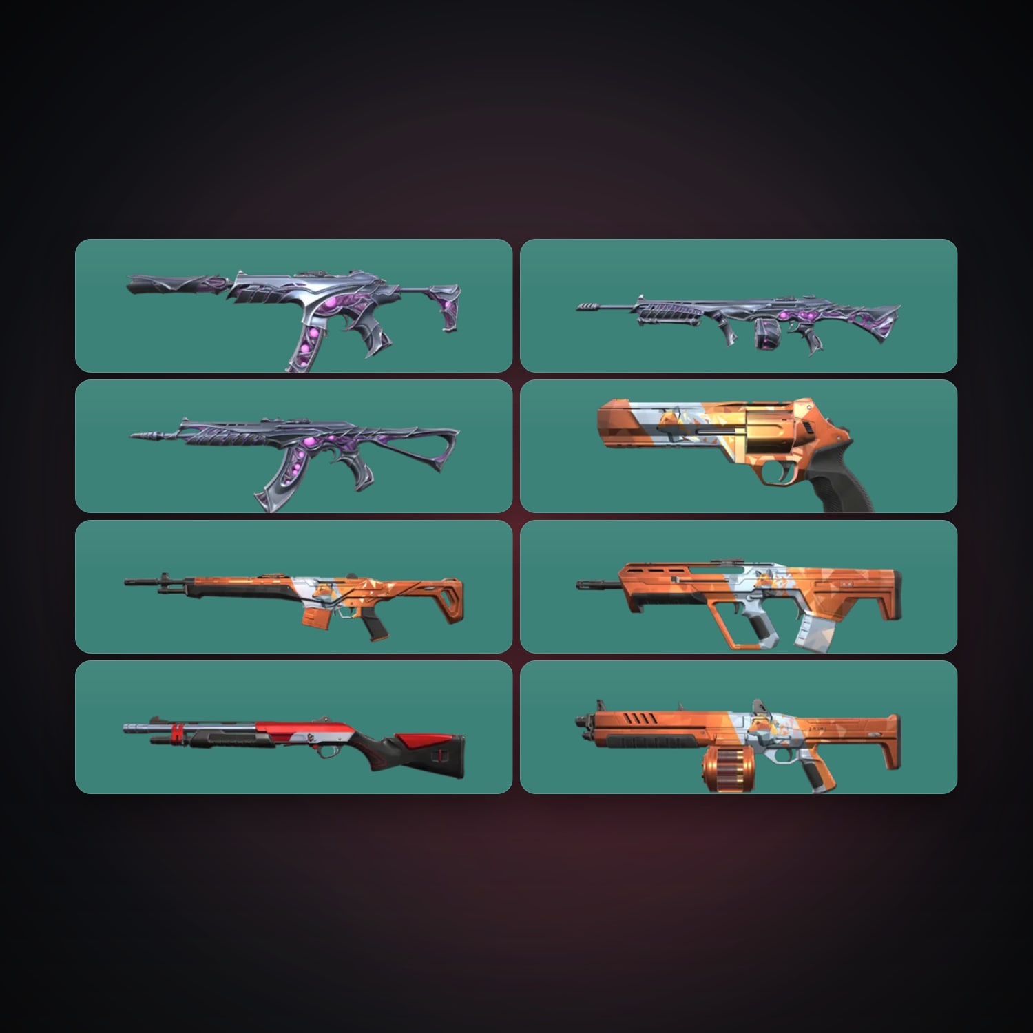 EU Silver 2 locker — 8 skins, lvl 19 — HabibiAccounts