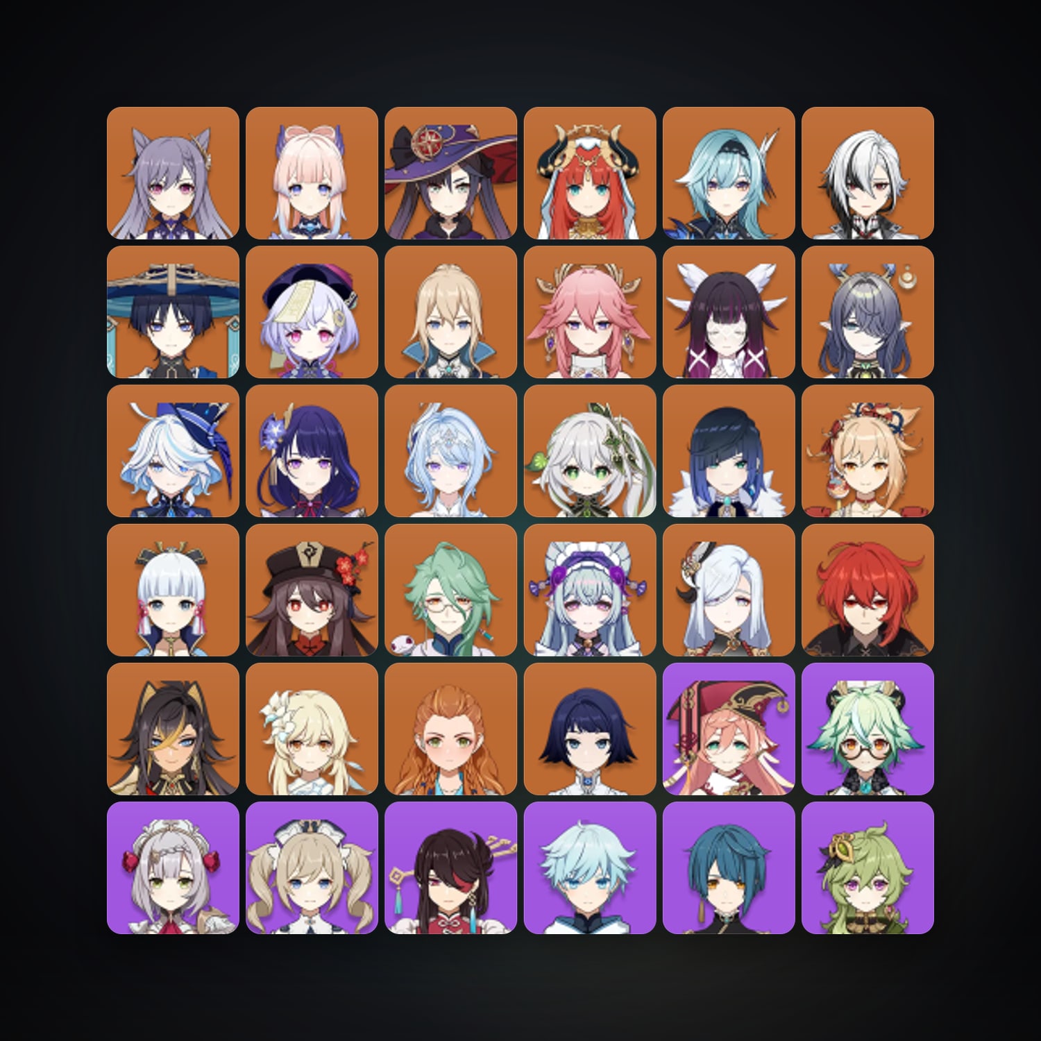 Genshin Impact | AR 57 | 71 Chars | 25× 5★ — HabibiAccounts