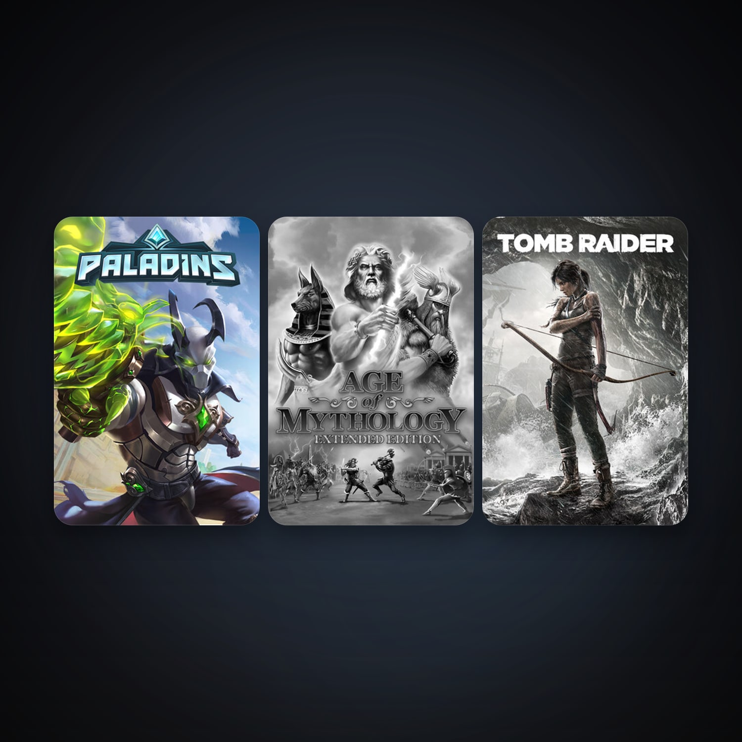 Tomb Raider + Age of Mythology: Extended Edition, 8 games, clean — HabibiAccounts