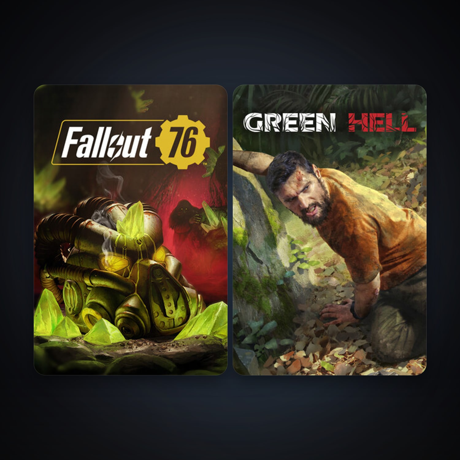 Green Hell + Fallout 76, 3 games, clean — HabibiAccounts
