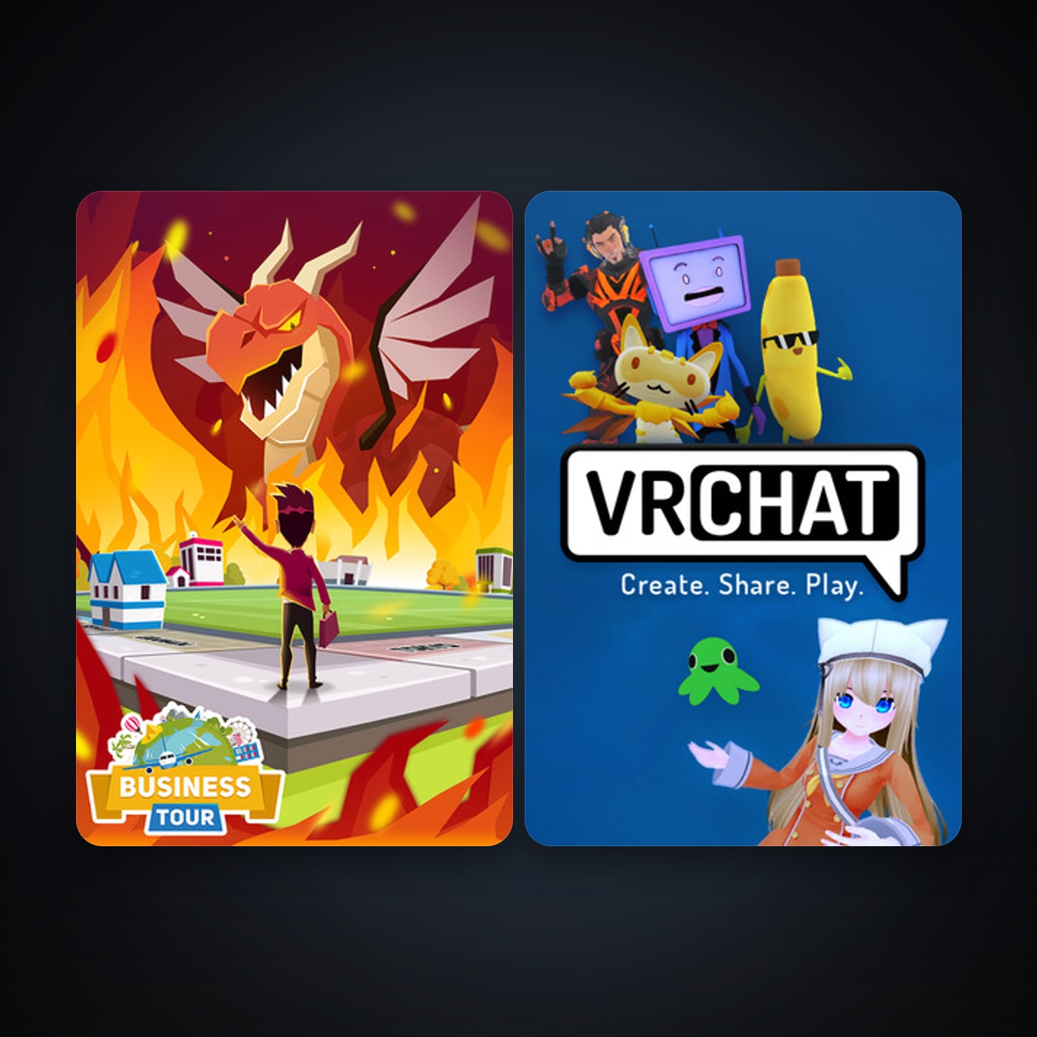 Business Tour - Board Game with Online Multiplayer + VRChat, 5 games, clean — HabibiAccounts