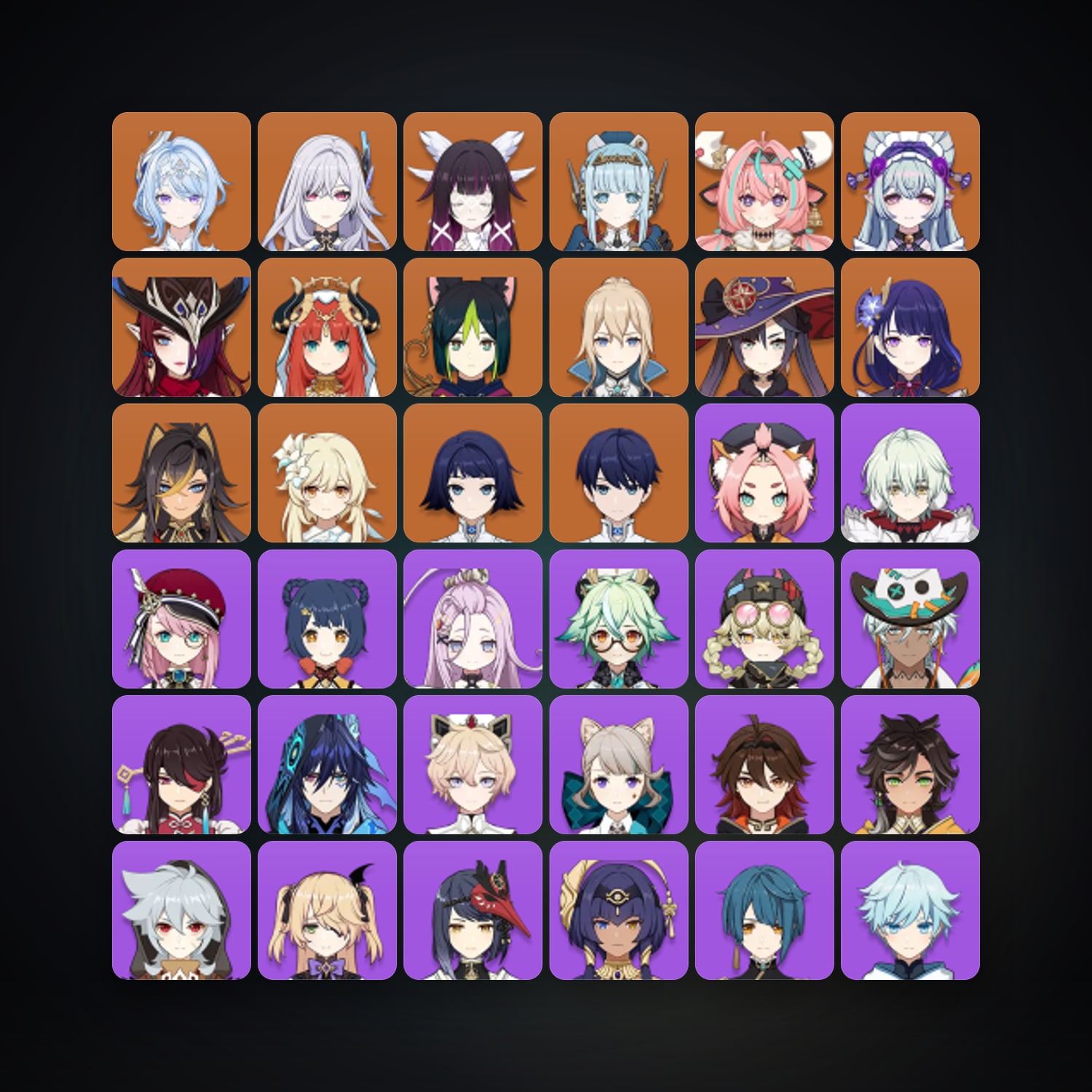Genshin Impact | AR 56 | 57 Chars | 13× 5★ — HabibiAccounts