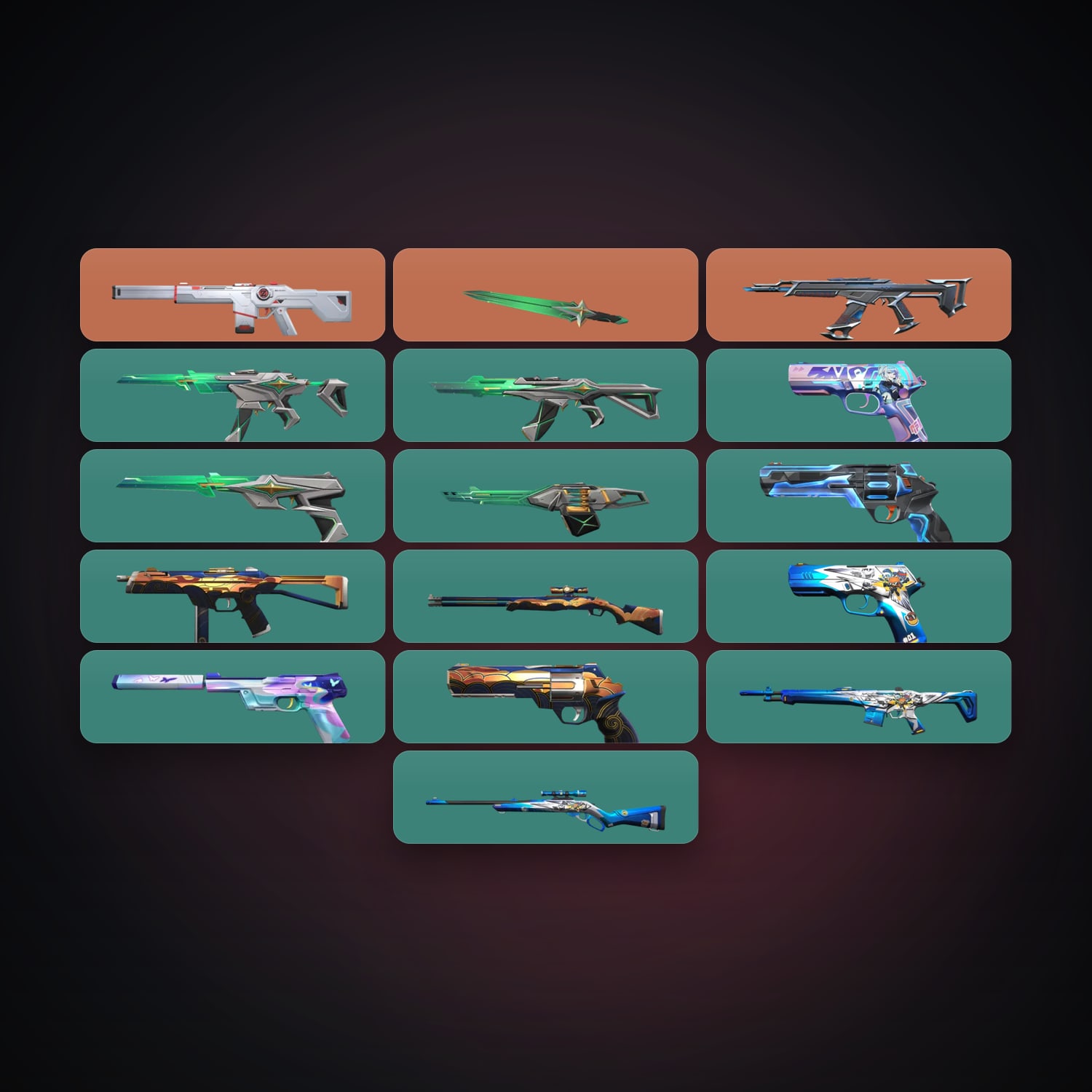 LA Silver 3 locker — 1 knives, 18 skins, lvl 96 — HabibiAccounts