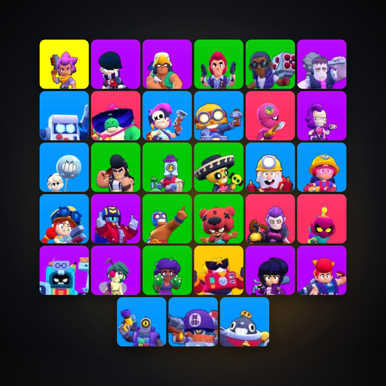 33 Brawlers | 5.7K Trophies | TH 11 — HabibiAccounts