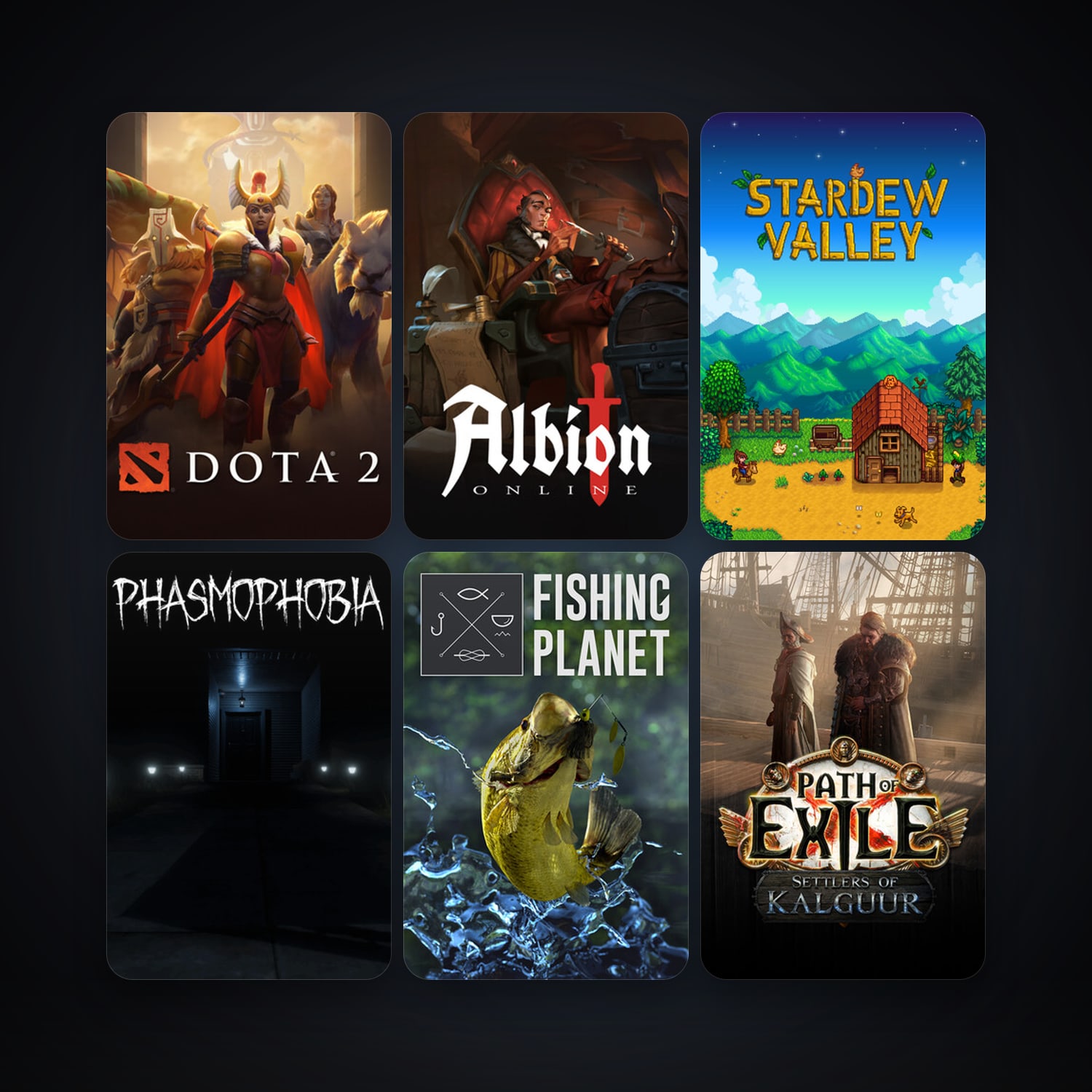 Dota 2 + Path of Exile, 25 games, clean — HabibiAccounts