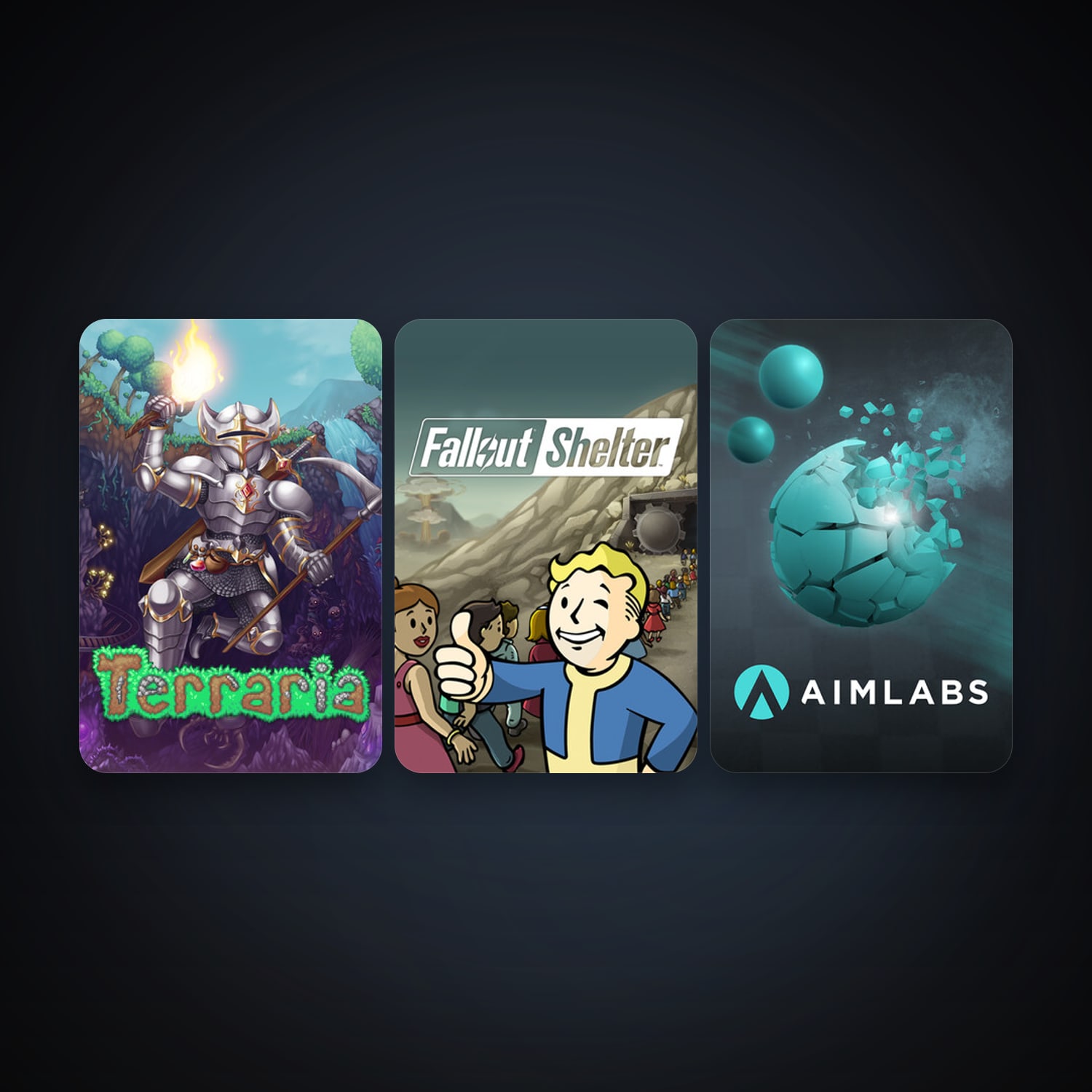 Terraria + Fallout Shelter, 6 games, clean — HabibiAccounts