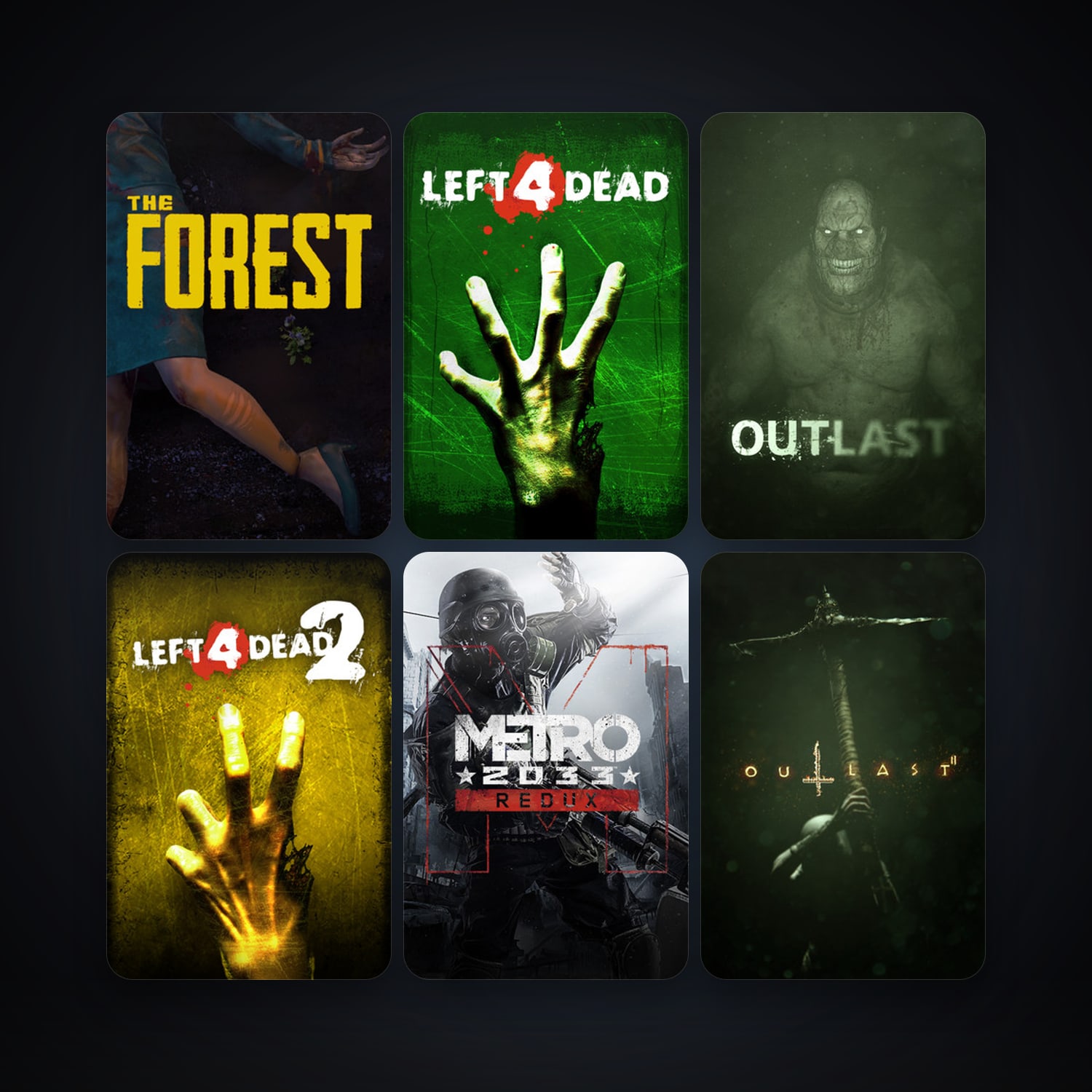 Left 4 Dead + Left 4 Dead 2, 14 games, clean — HabibiAccounts