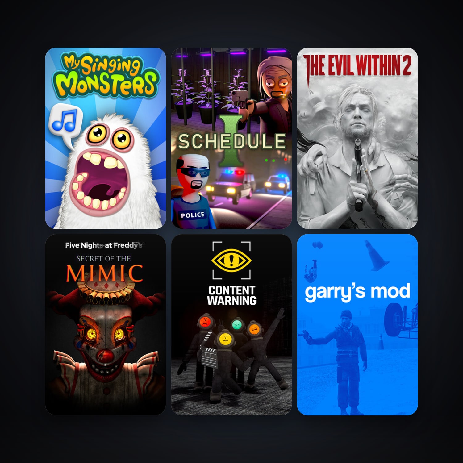 Garry's Mod + The Evil Within 2, 43 games, clean — HabibiAccounts