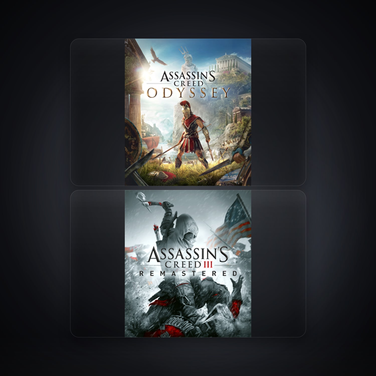 Ubisoft Assassin's Creed Odyssey + Assassin's Creed III - Remastered — CN — HabibiAccounts