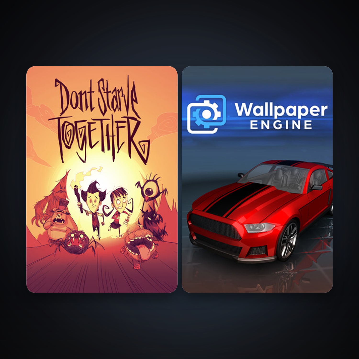 Don't Starve Together + Wallpaper Engine, 3 games, clean — HabibiAccounts